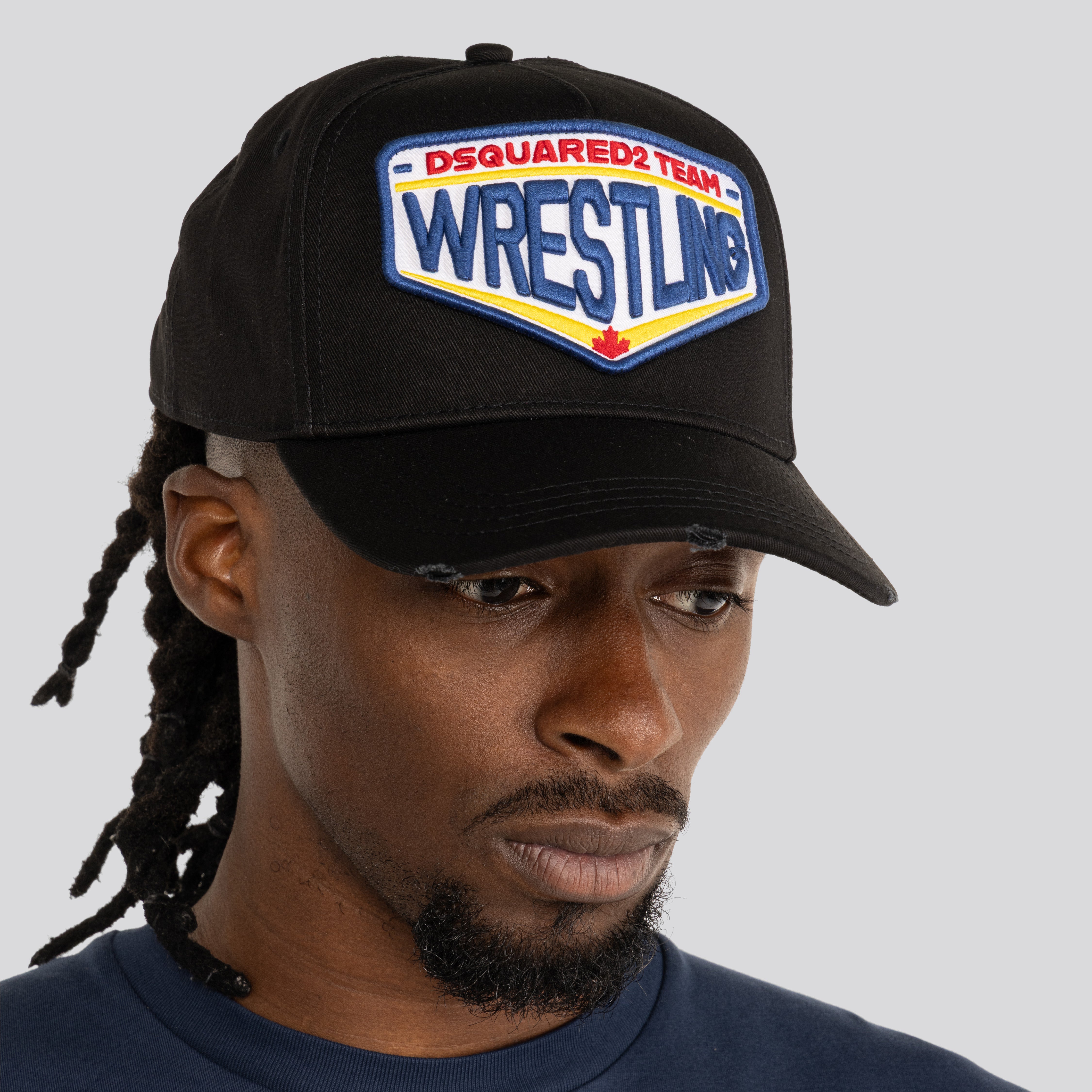 Gorra Negra Dsquared2 Wrestling