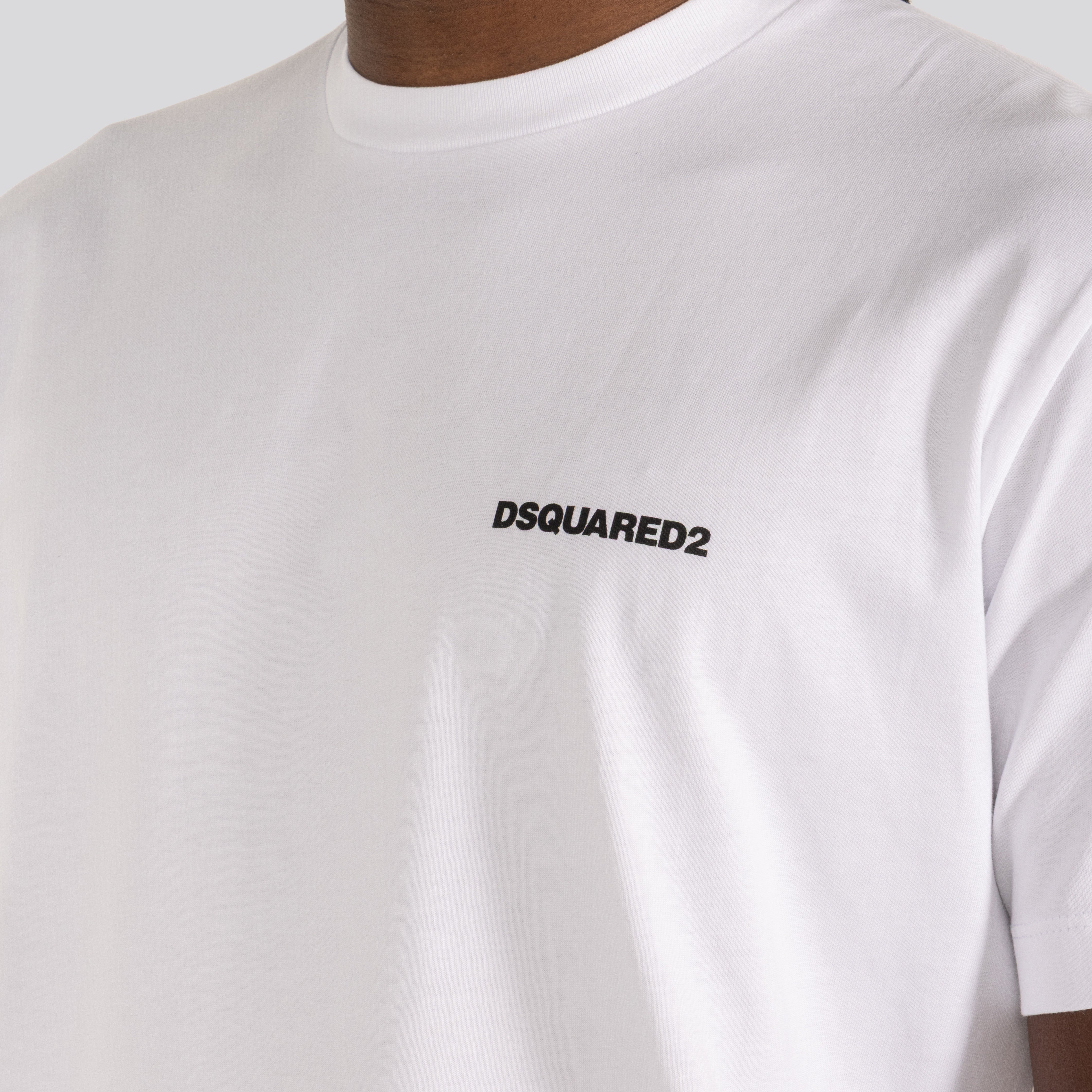 Camiseta Blanca Dsquared2 Headquarter