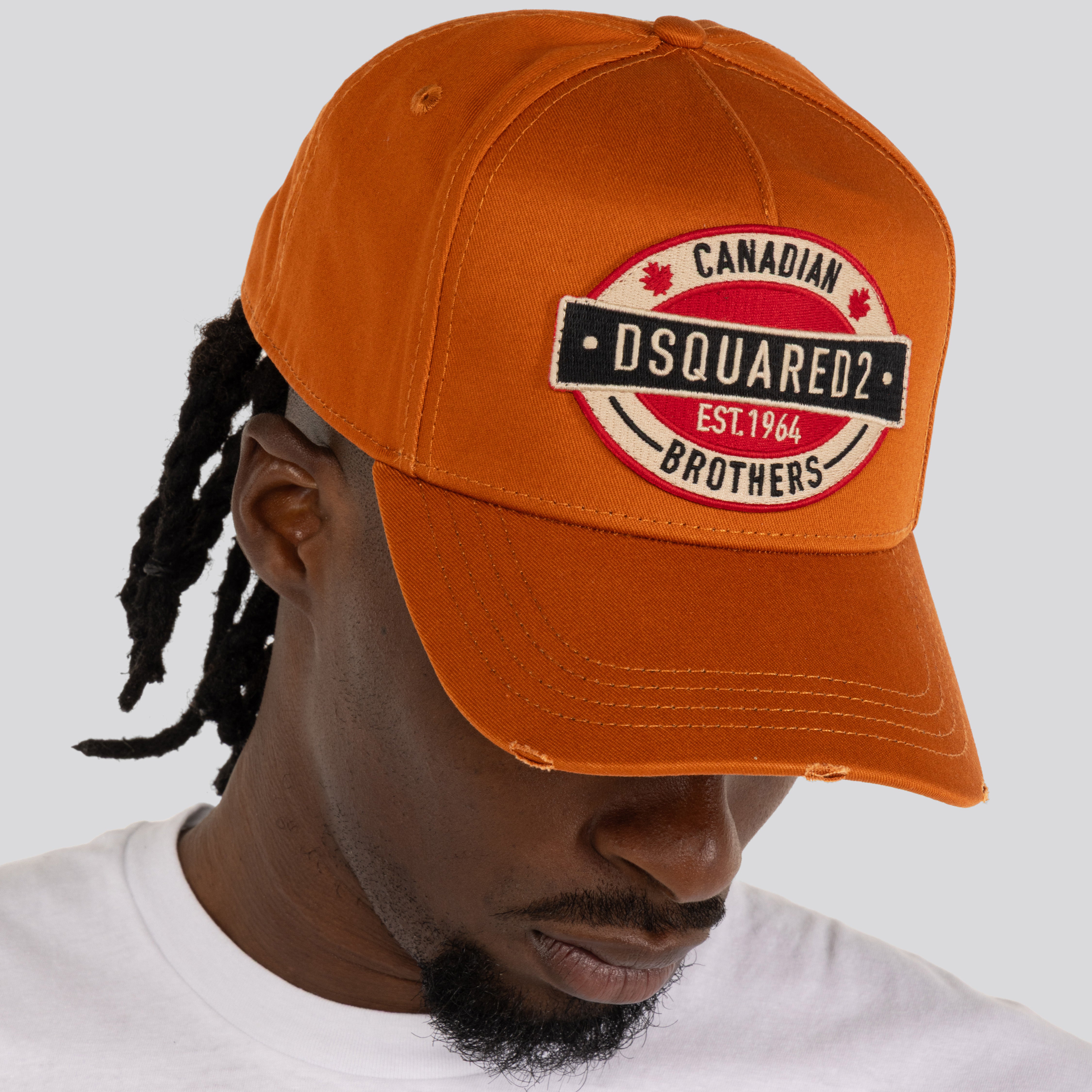 Gorra Naranjado Dsquared2 Brothers