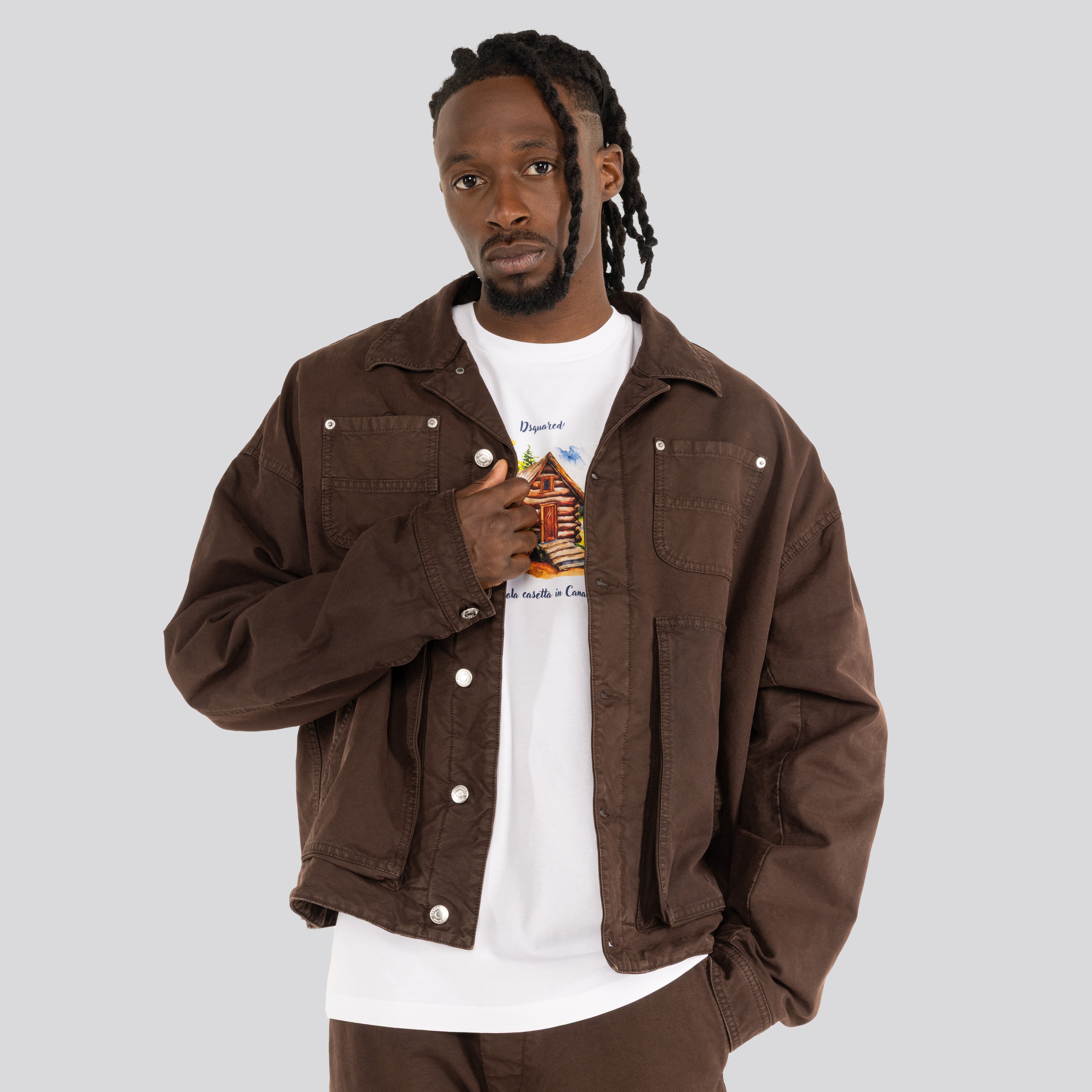 Chaqueta Café Dsquared2 Pocketed