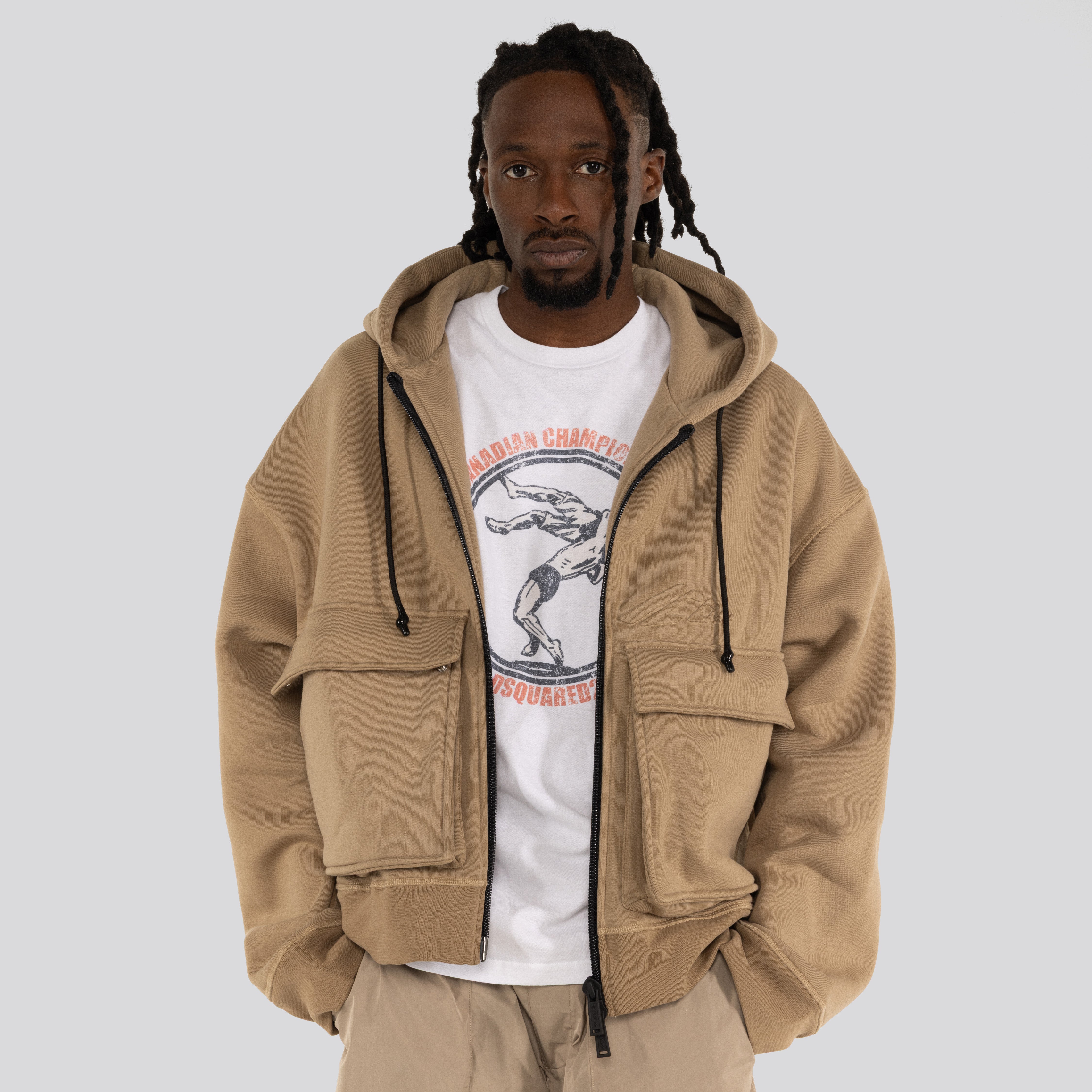 Chaqueta Beige Dsquared2 Icon