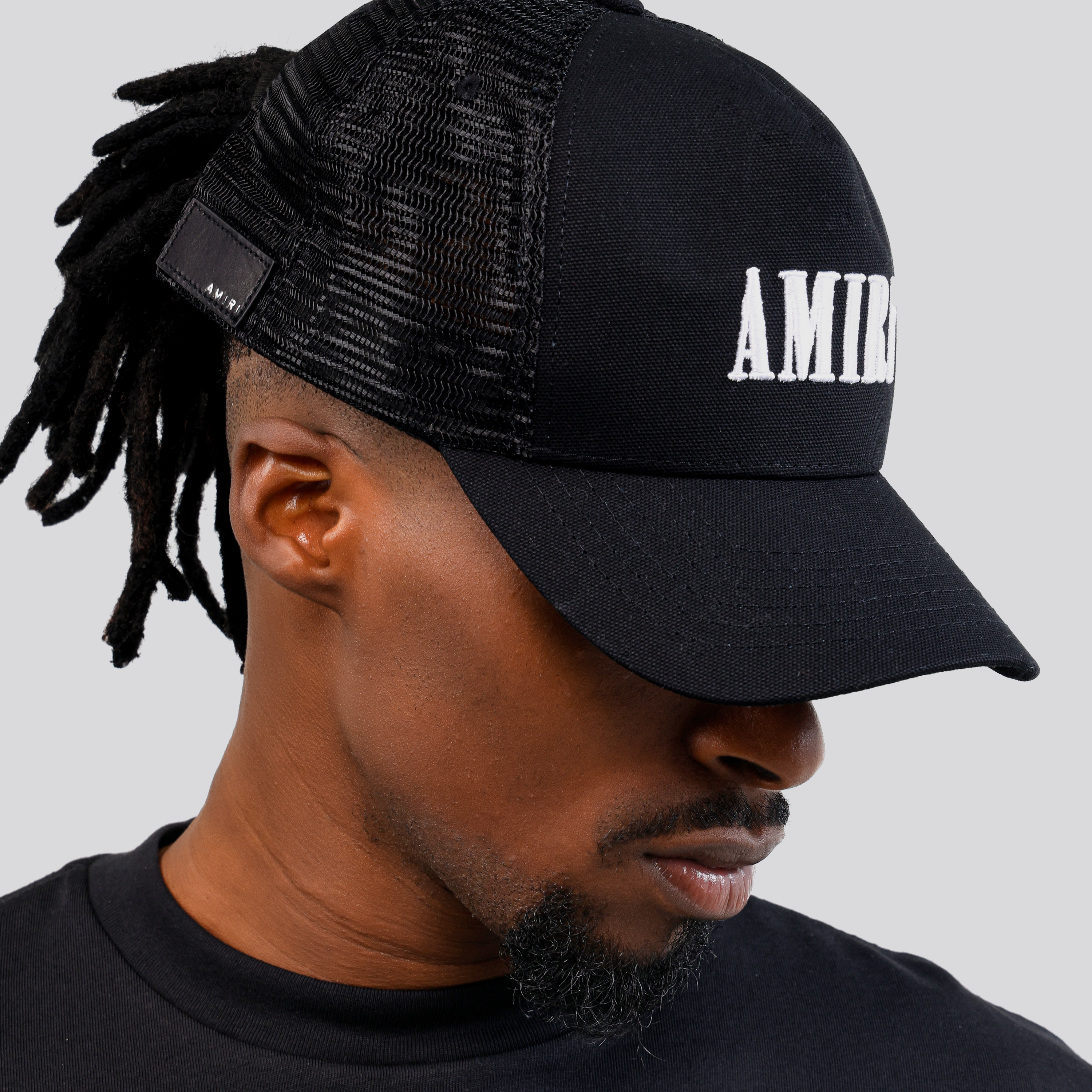 Gorra Negra AMIRI Logo