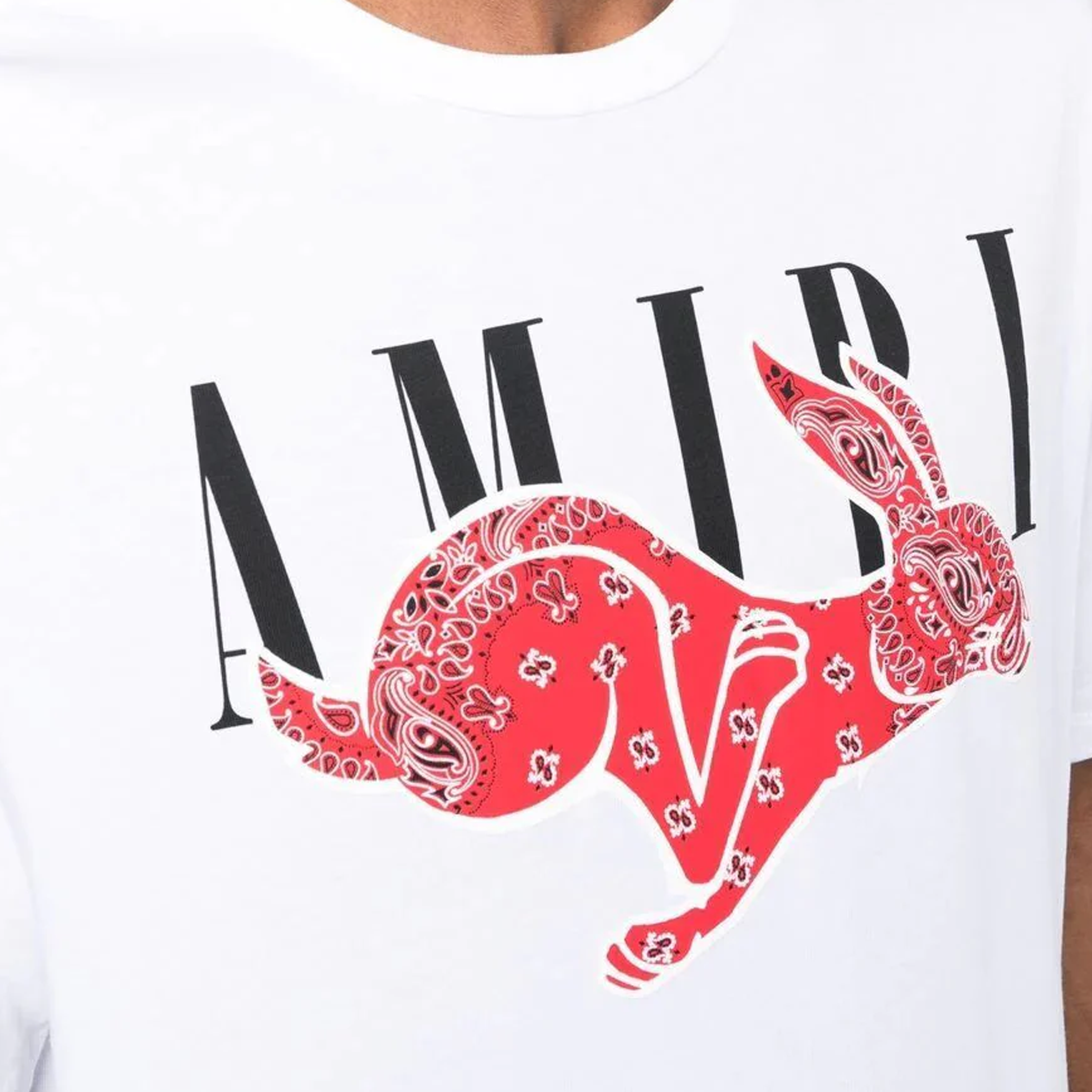Camiseta Blanca AMIRI Rabbit