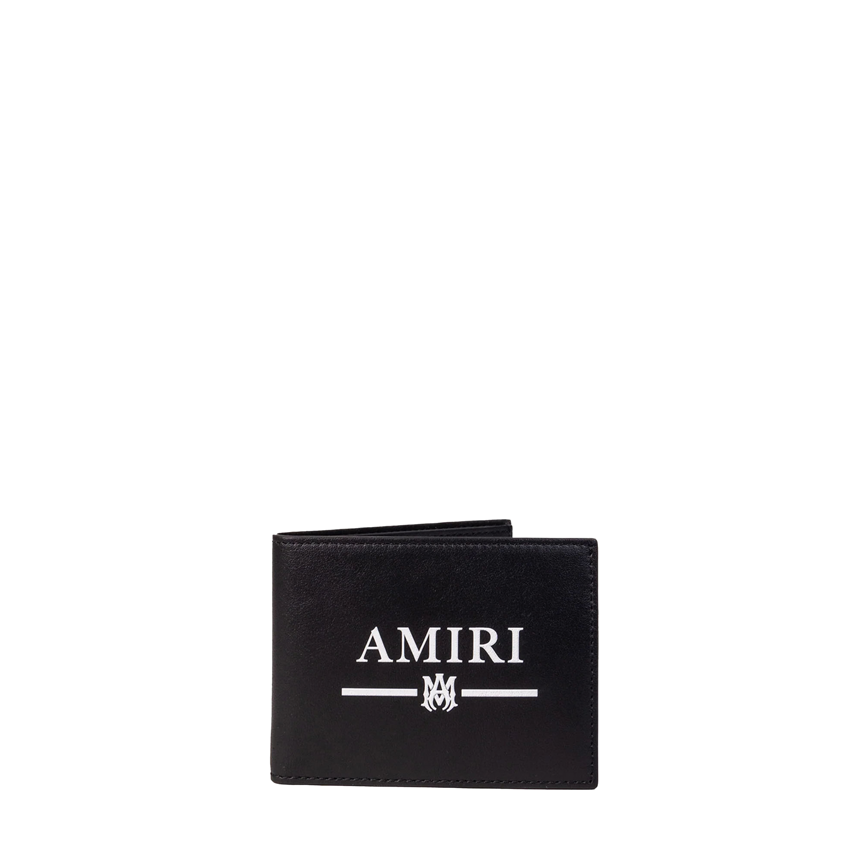 Billetera Negra AMIRI Front Logo