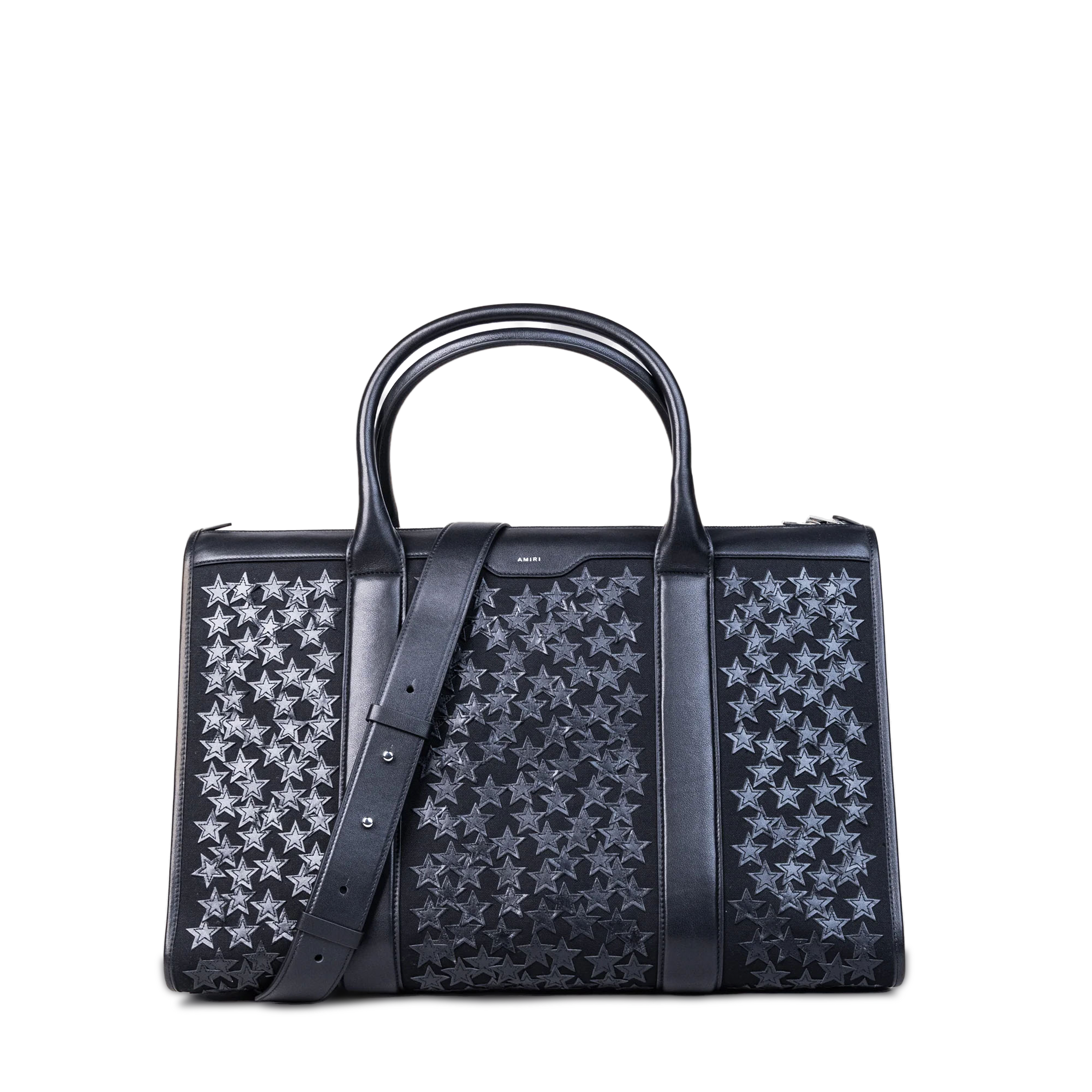 Bolso Negro AMIRI Multi Leather Stars