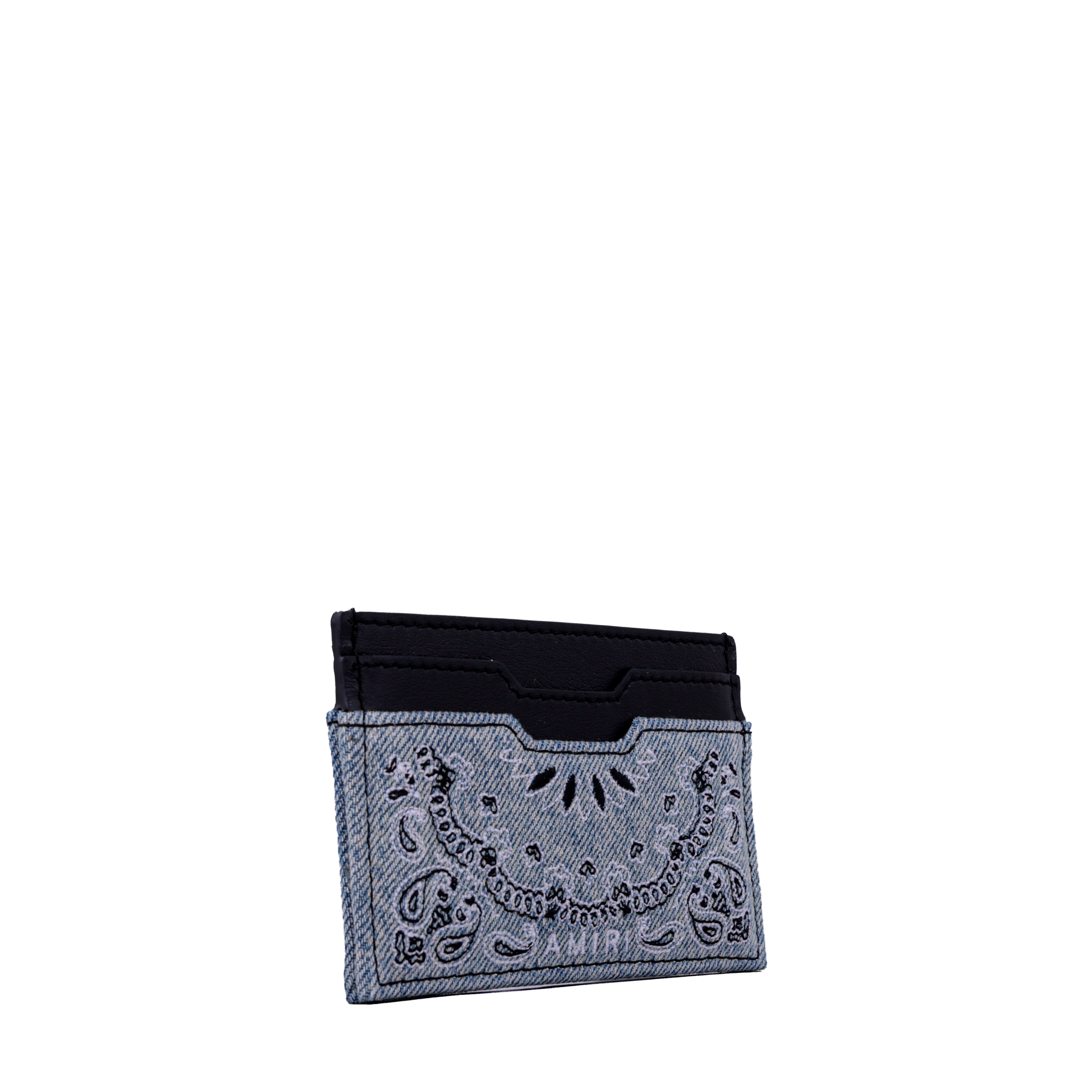 Billetera Azul AMIRI Bandana