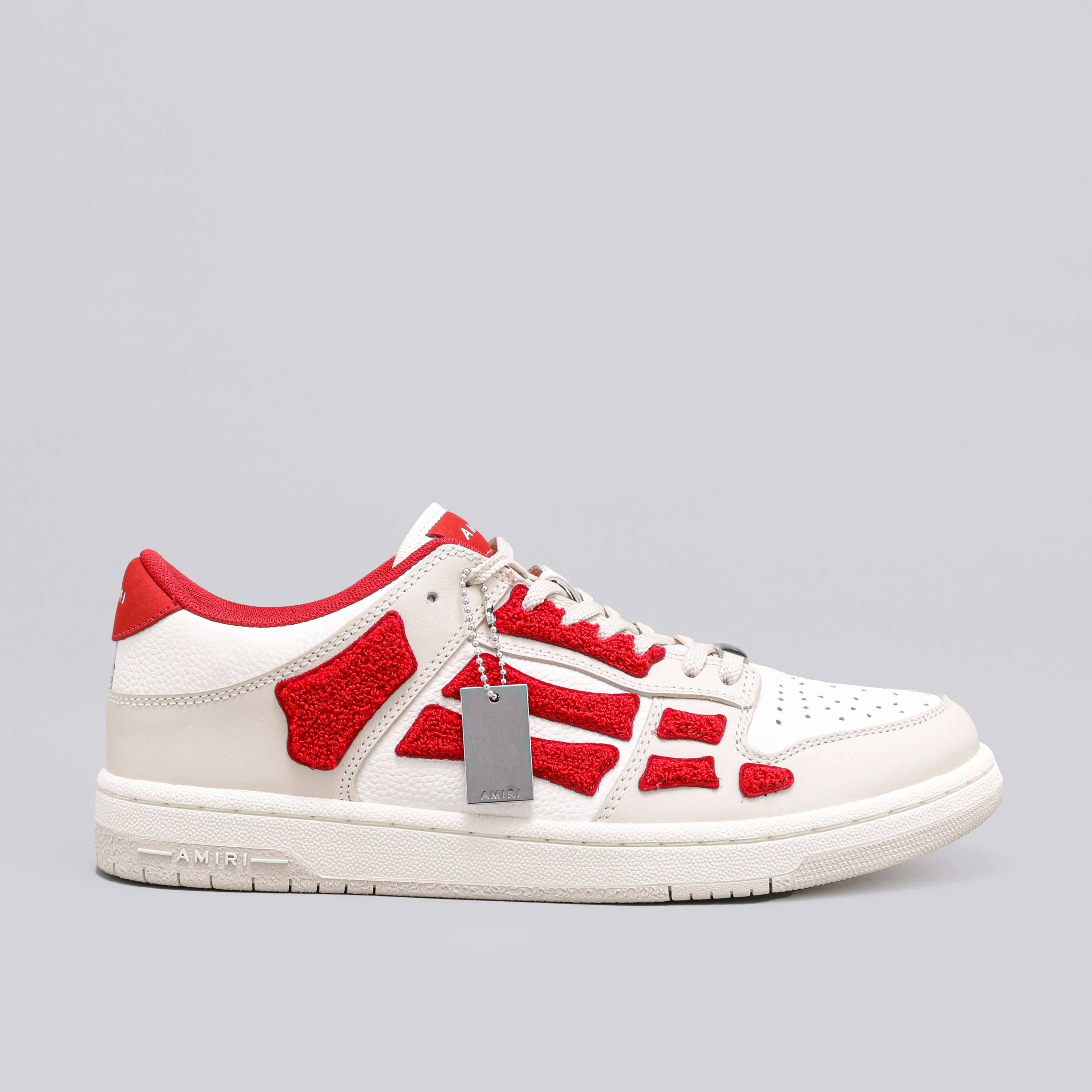 Sneakers Blancos Rojo AMIRI Low Skel