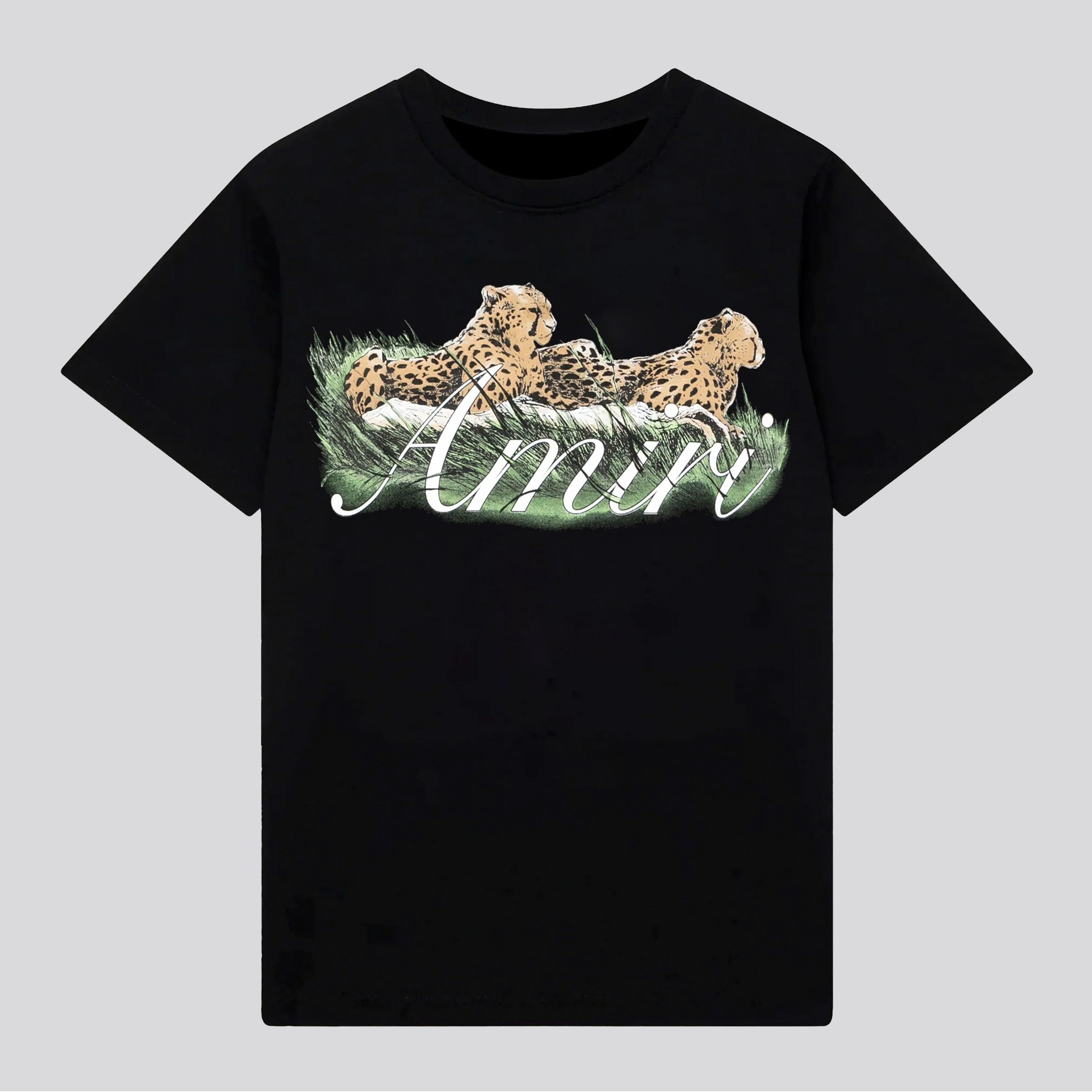 Camiseta Negra AMIRI Cheetah