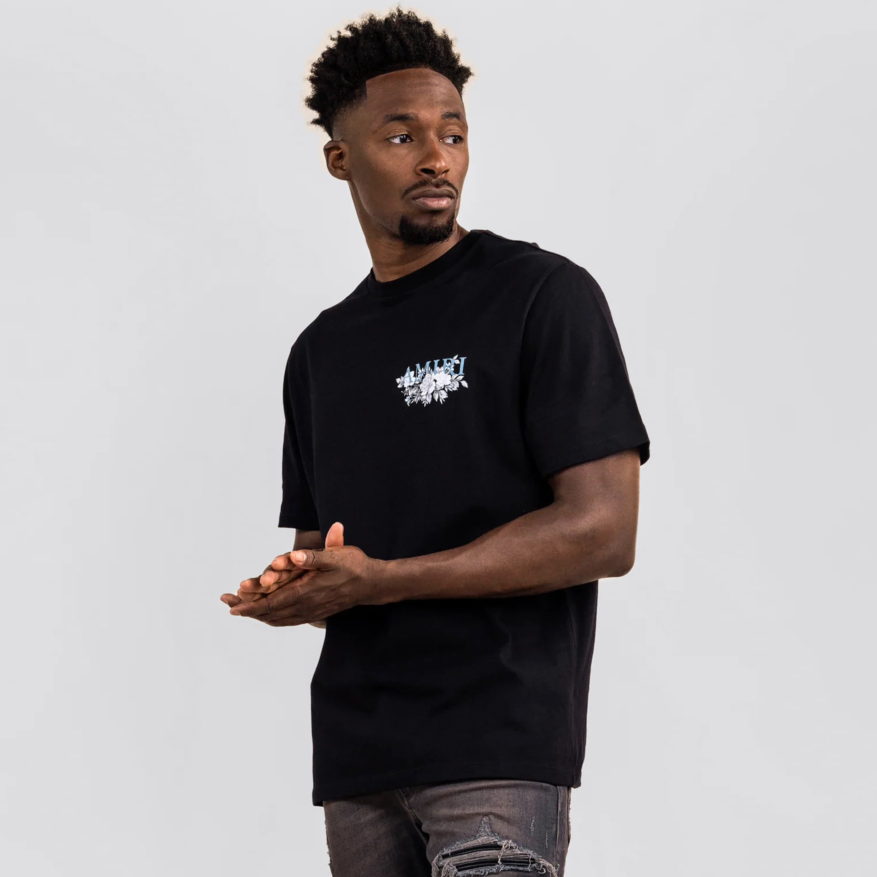 Camiseta Negra AMIRI Back Logo