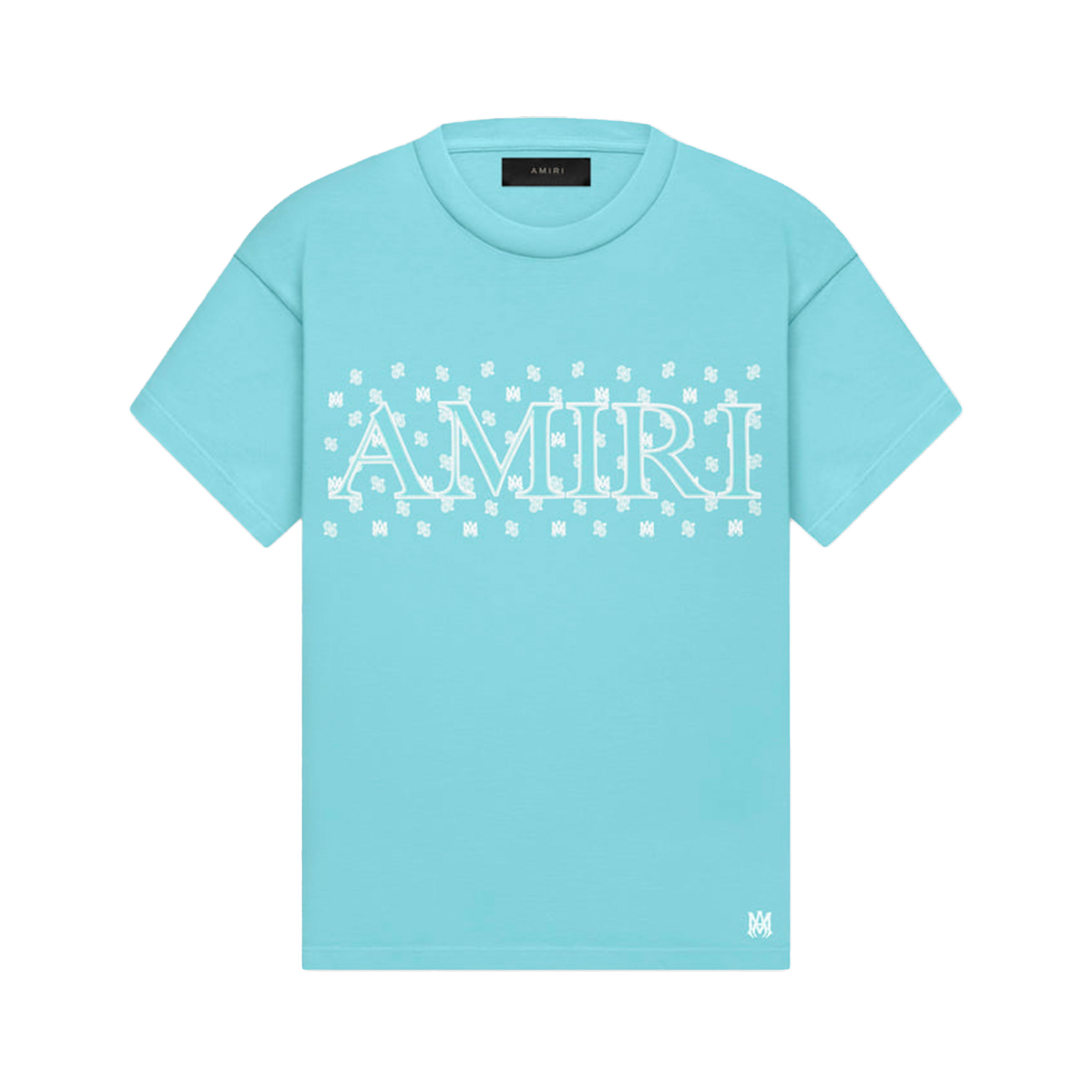 Camiseta Celeste AMIRI Multi Mini Logo