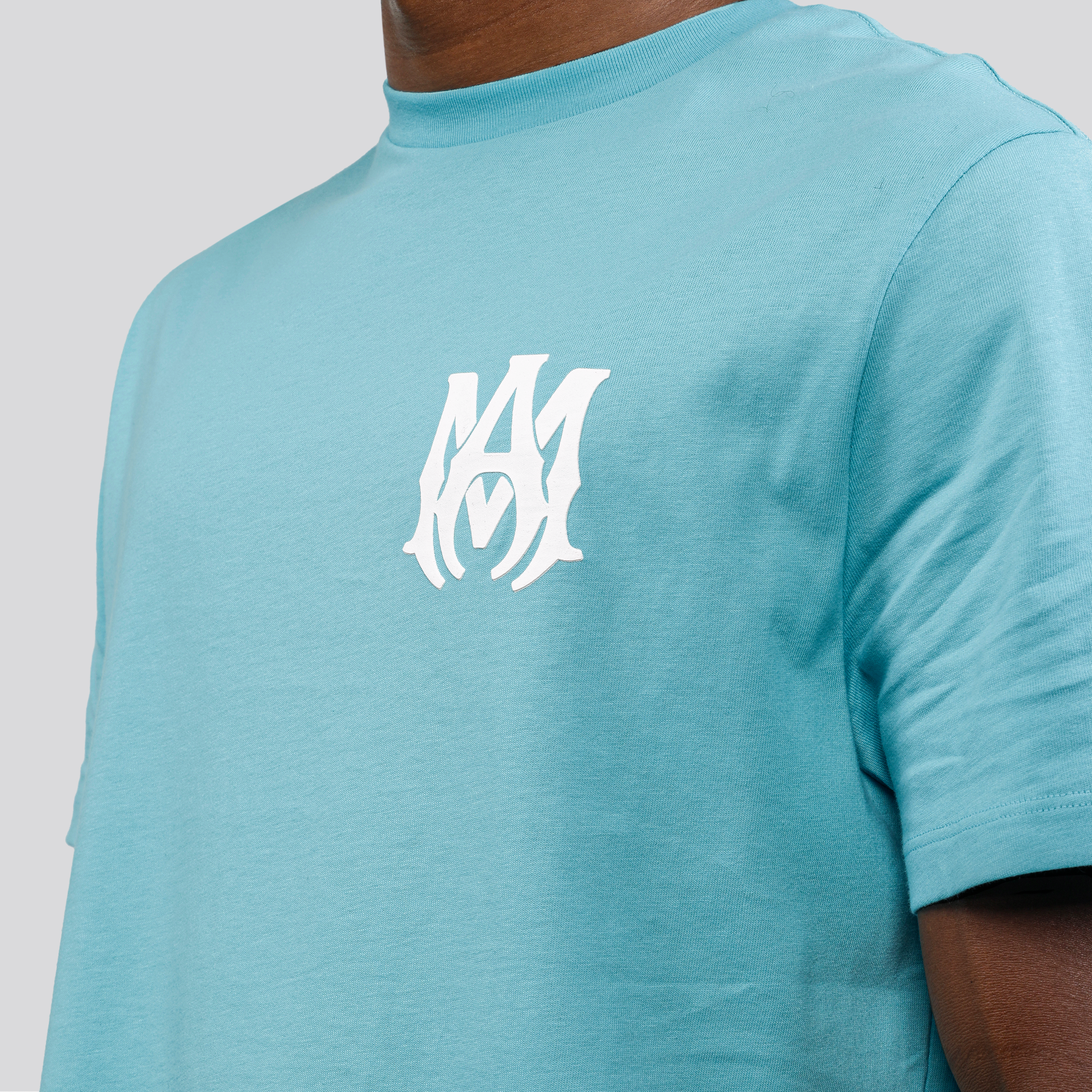 Camiseta Celeste AMIRI MA Logo
