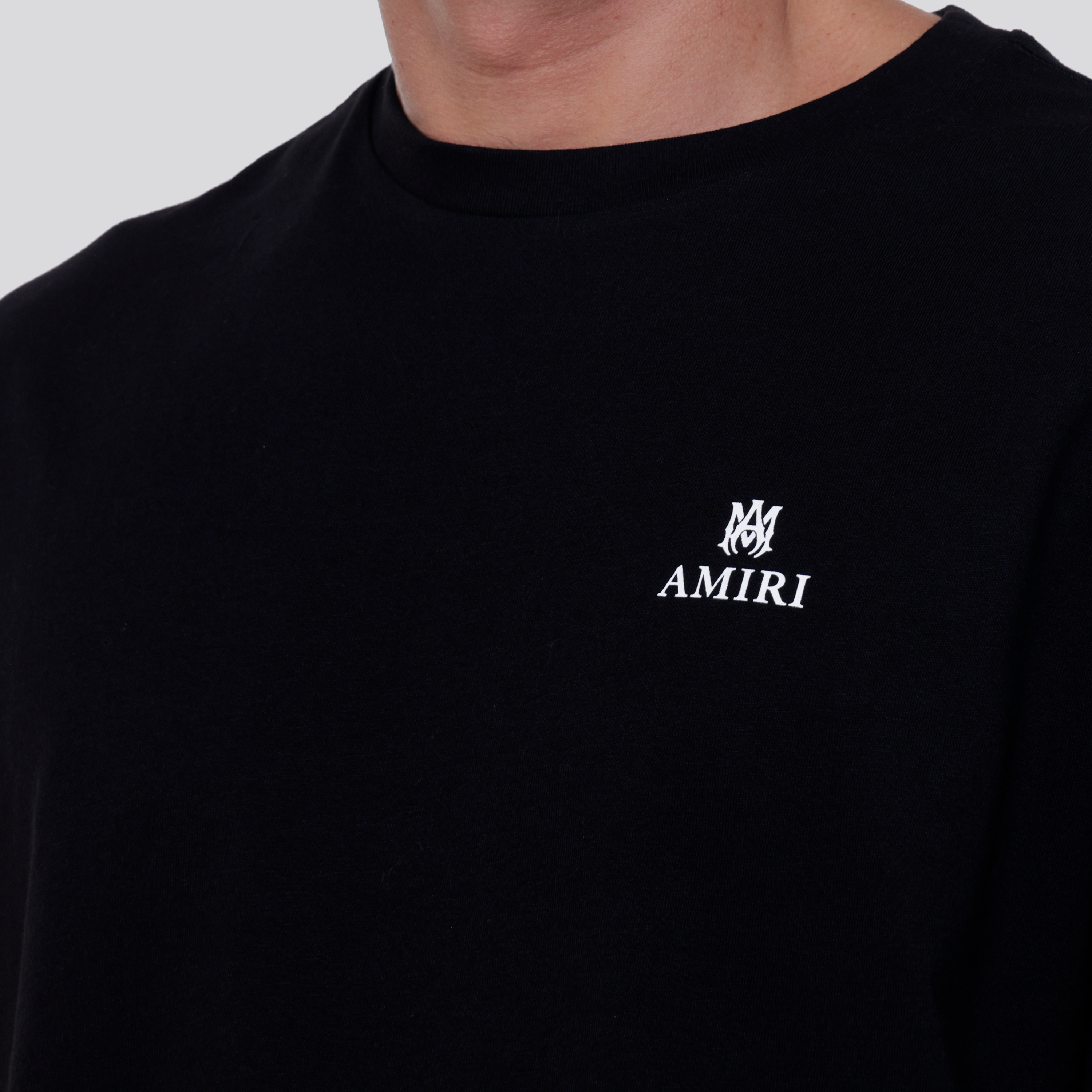 Camiseta Negro AMIRI Chest Logo