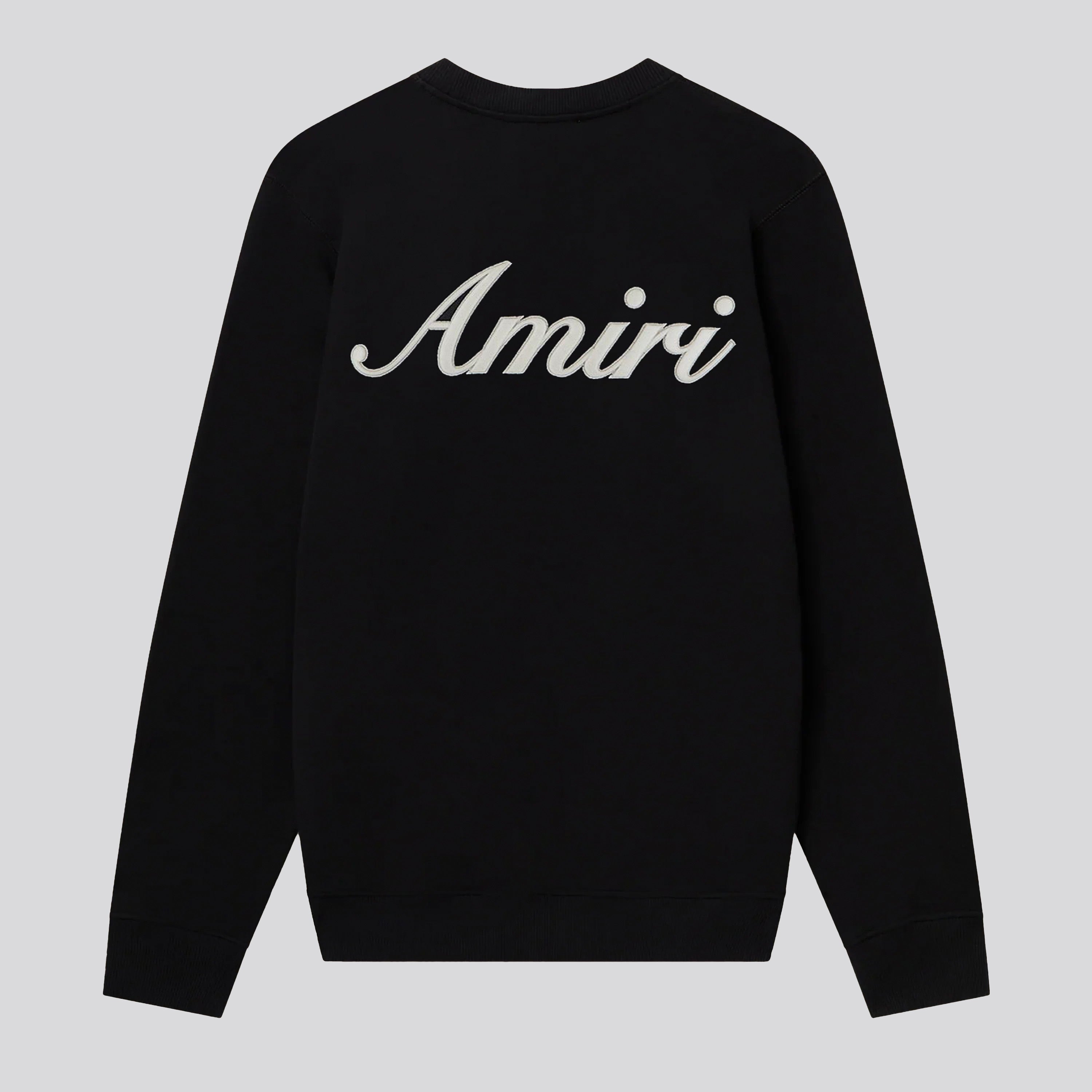 Buzo Negro AMIRI Back Logo