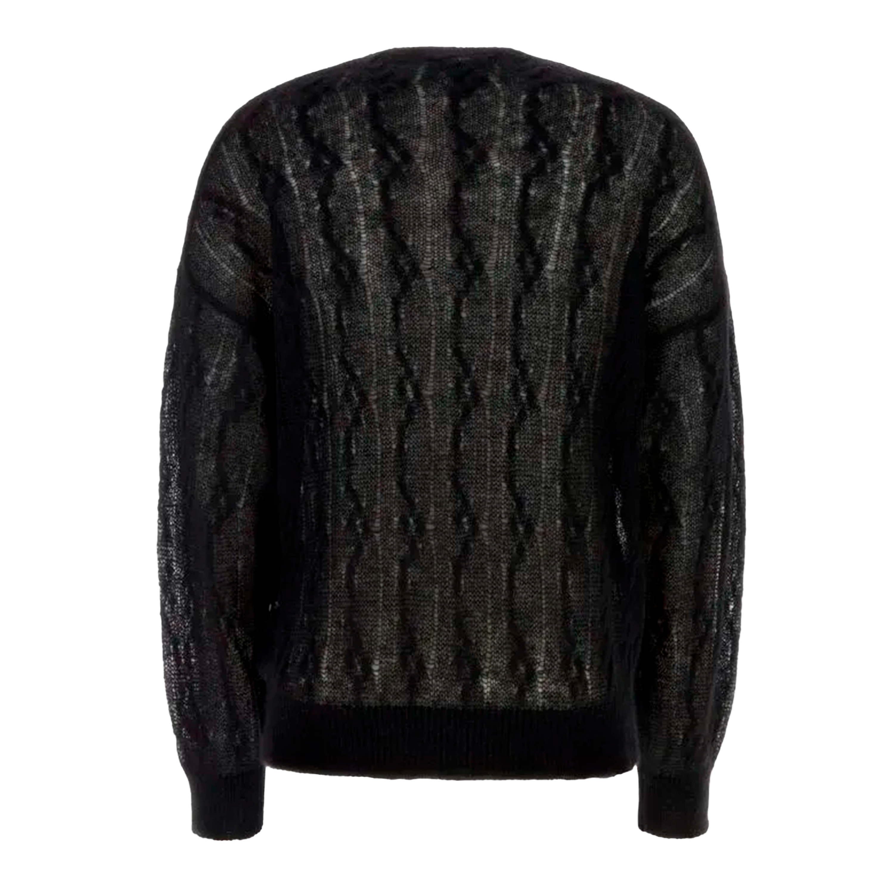 Buzo Negro AMIRI Logo