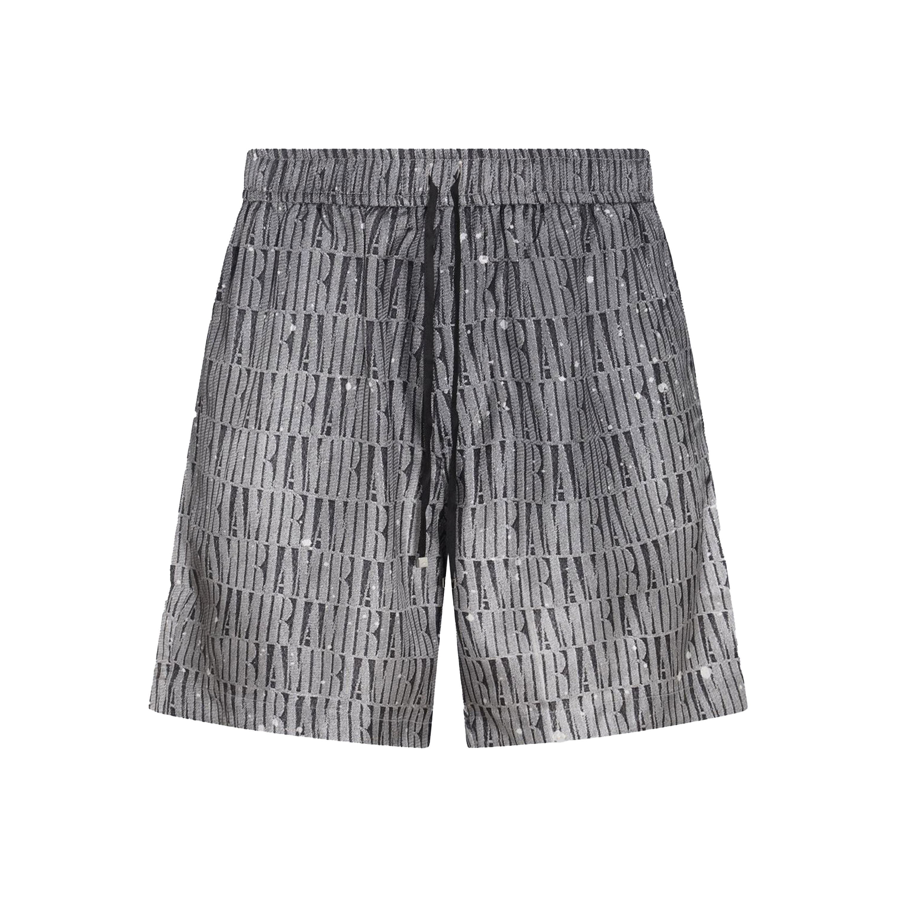 Pantaloneta Gris AMIRI Multilogo