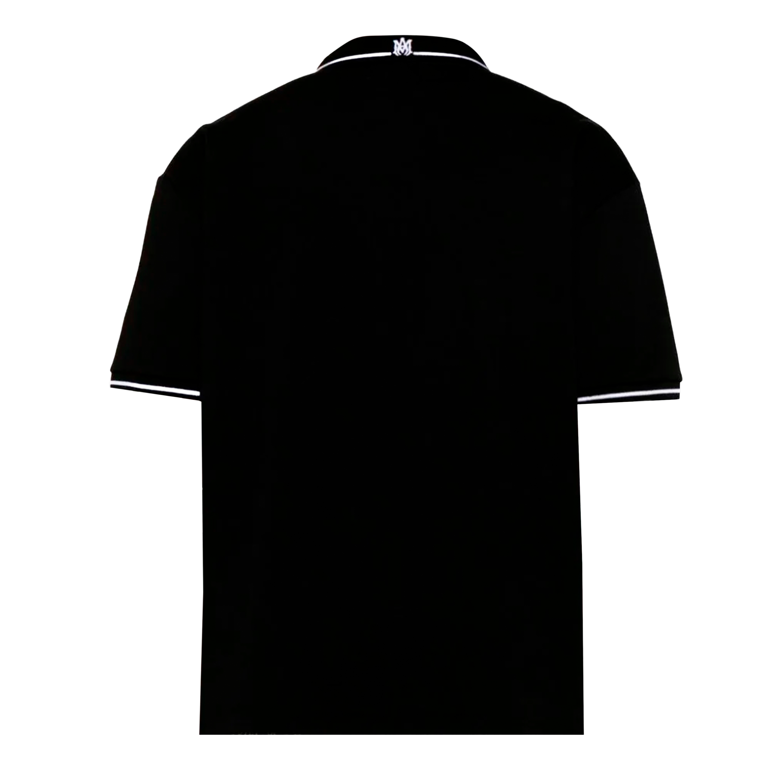 Camiseta Tipo Polo Negra AMIRI LA Logo