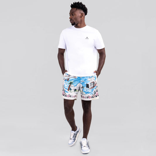 Camiseta Blanca AMIRI Chest Logo