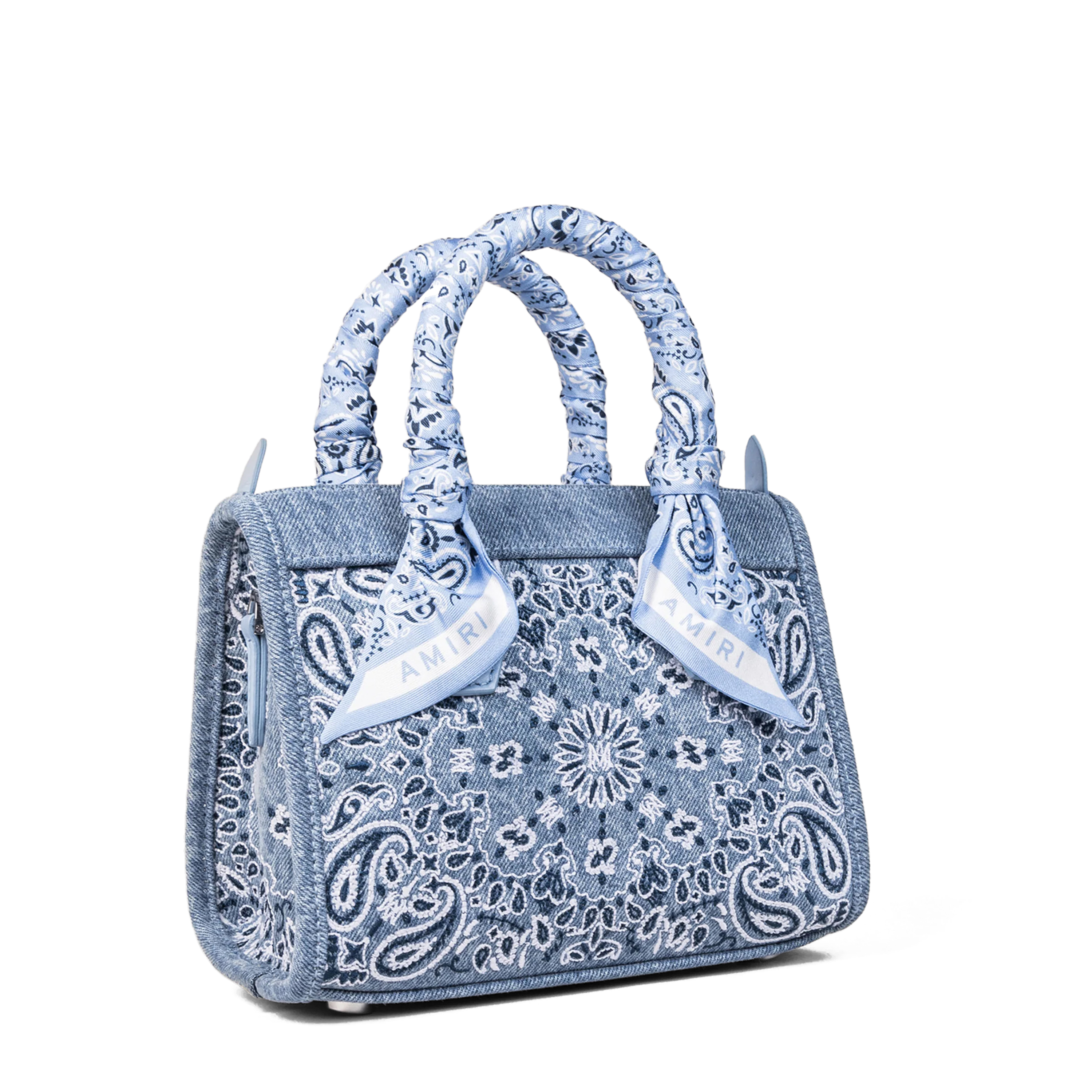 Cartera Azul AMIRI Micro Triangle