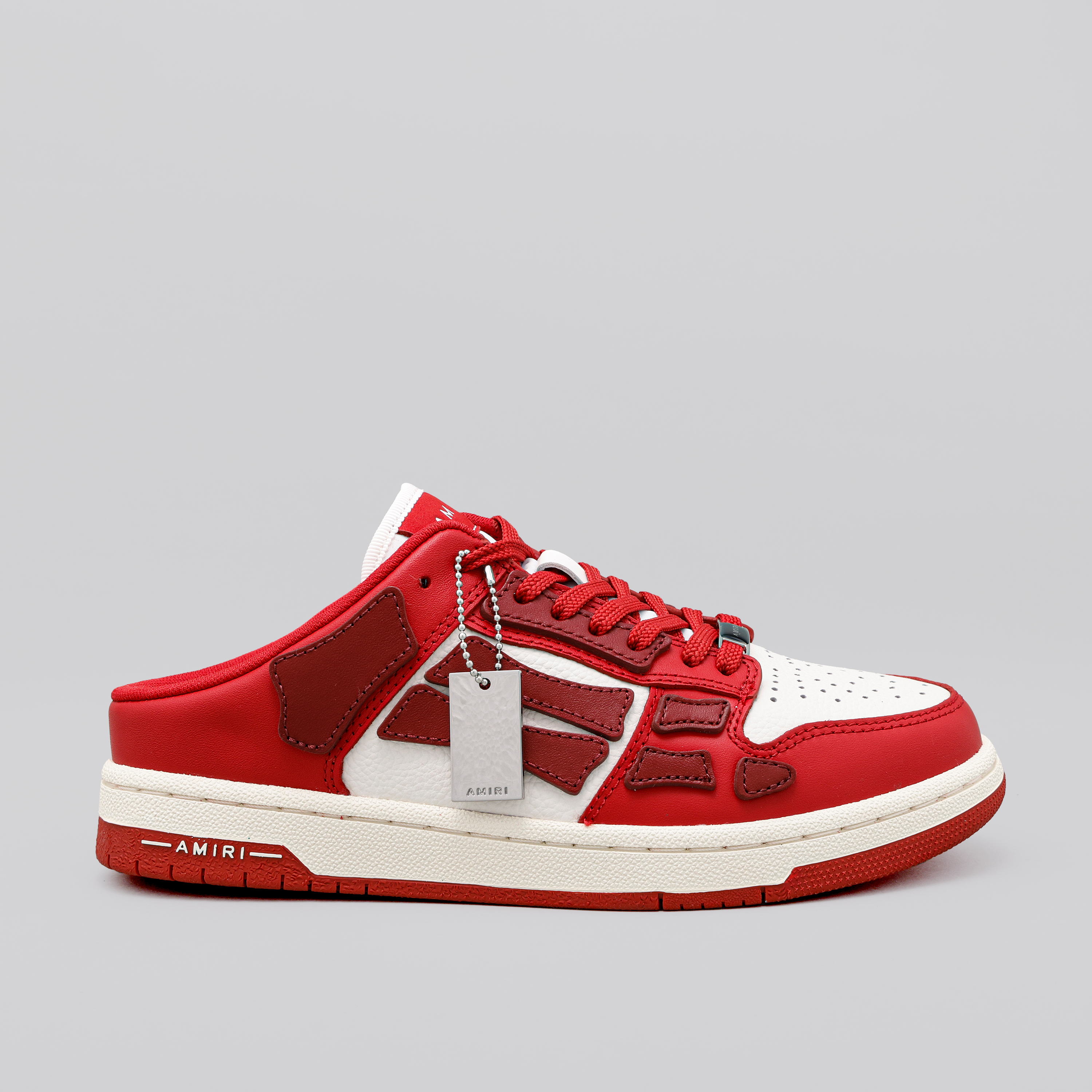 Sneakers Rojos Blanco AMIRI Skel Mule