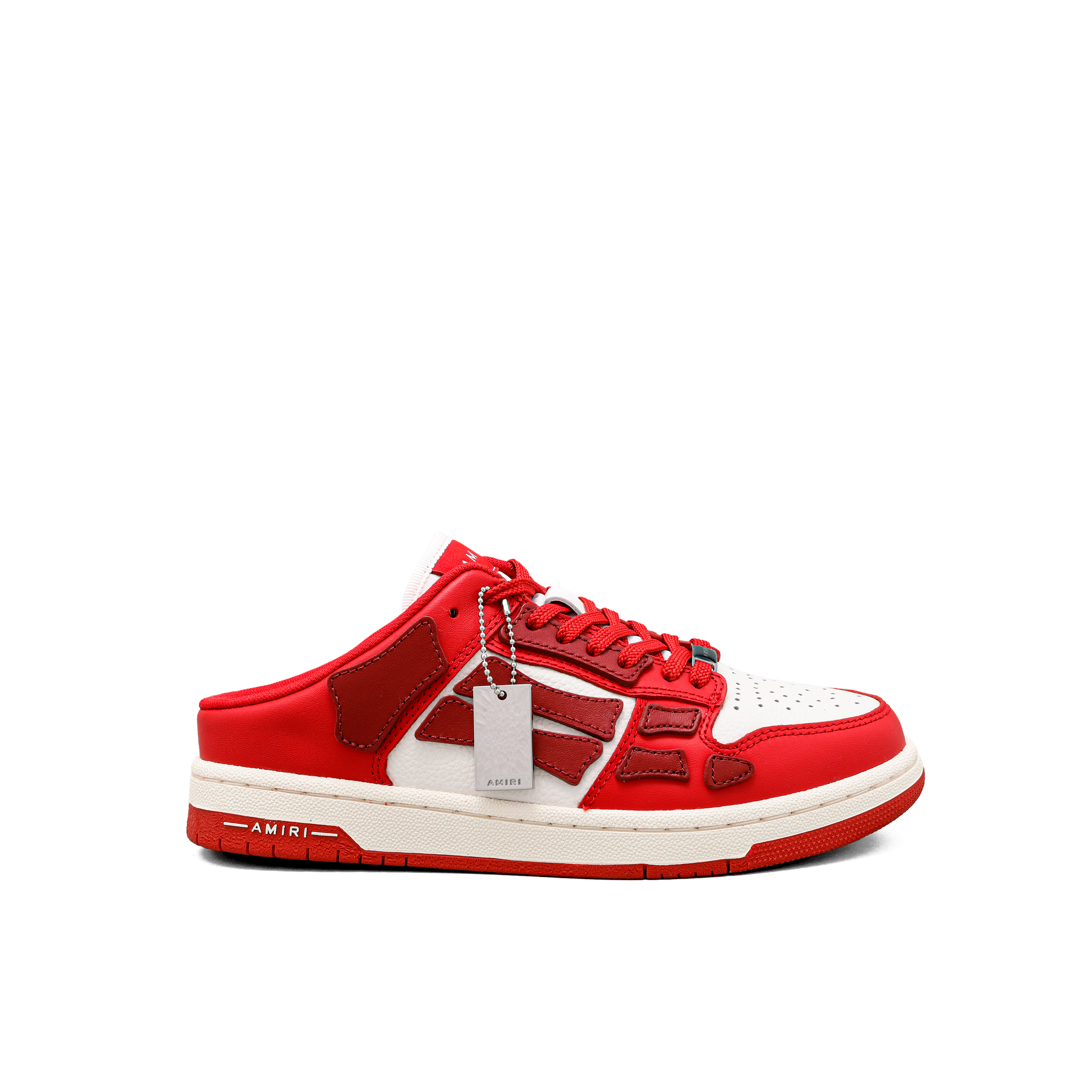 Sneakers Rojos Blanco AMIRI Skel Mule