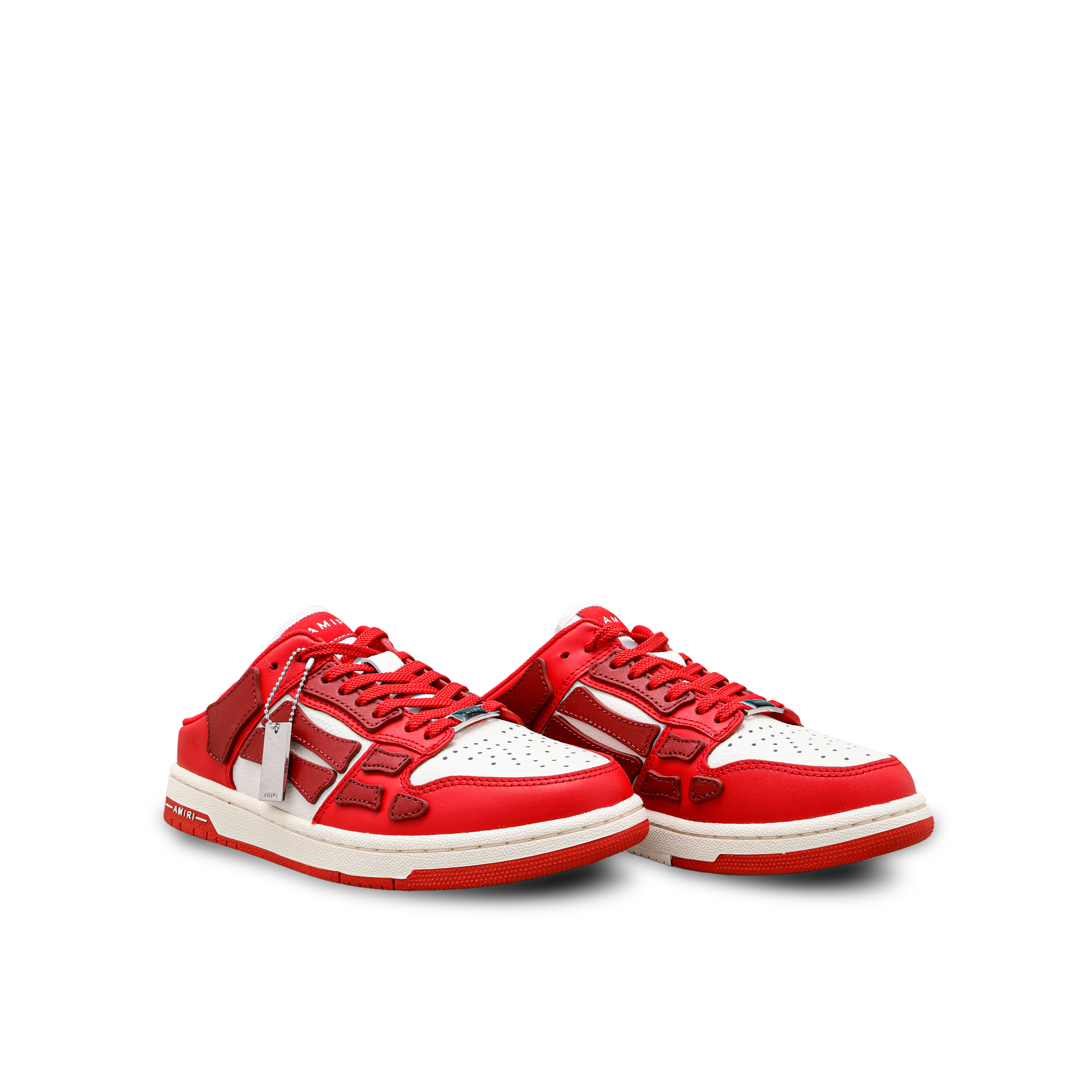 Sneakers Rojos Blanco AMIRI Skel Mule
