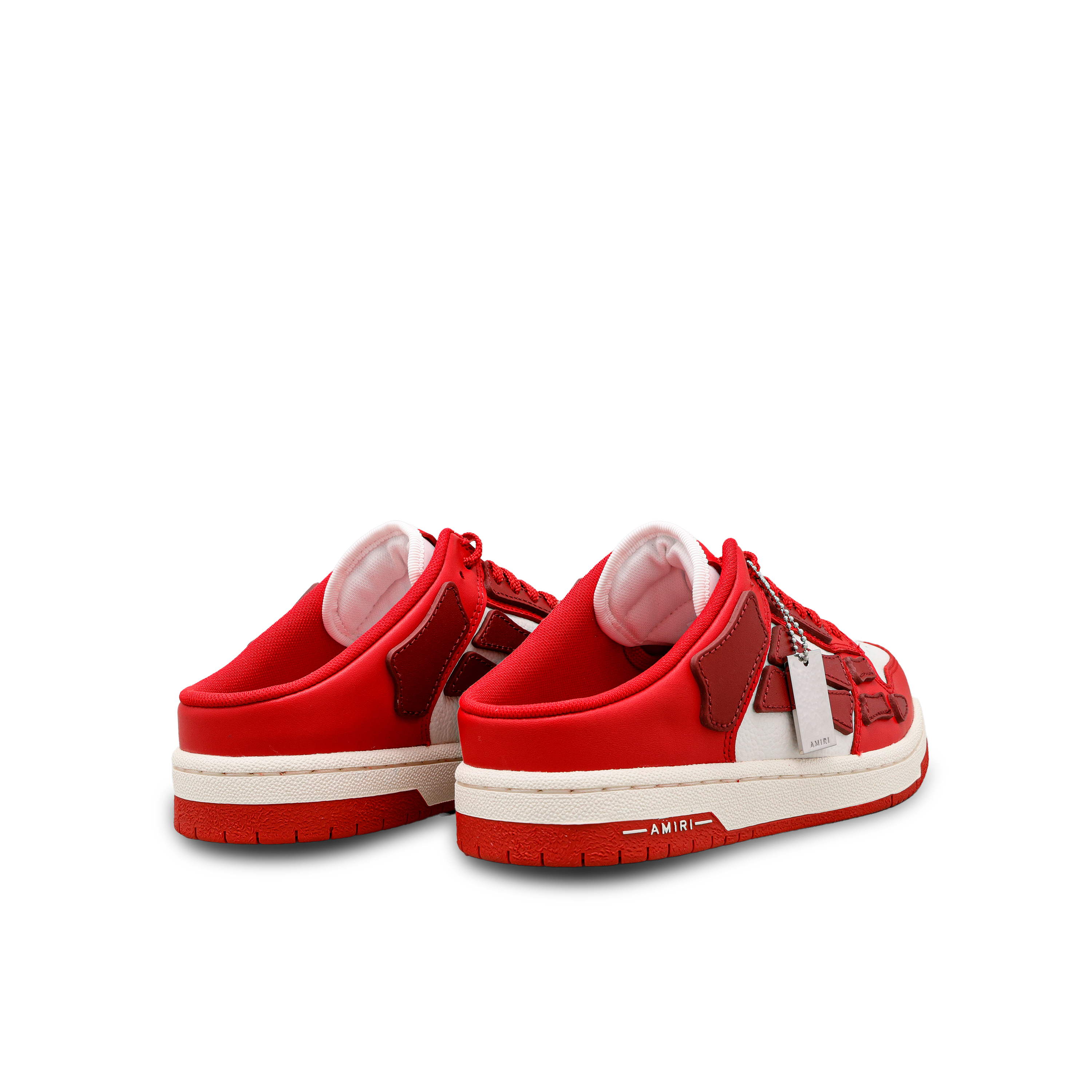 Sneakers Rojos Blanco AMIRI Skel Mule