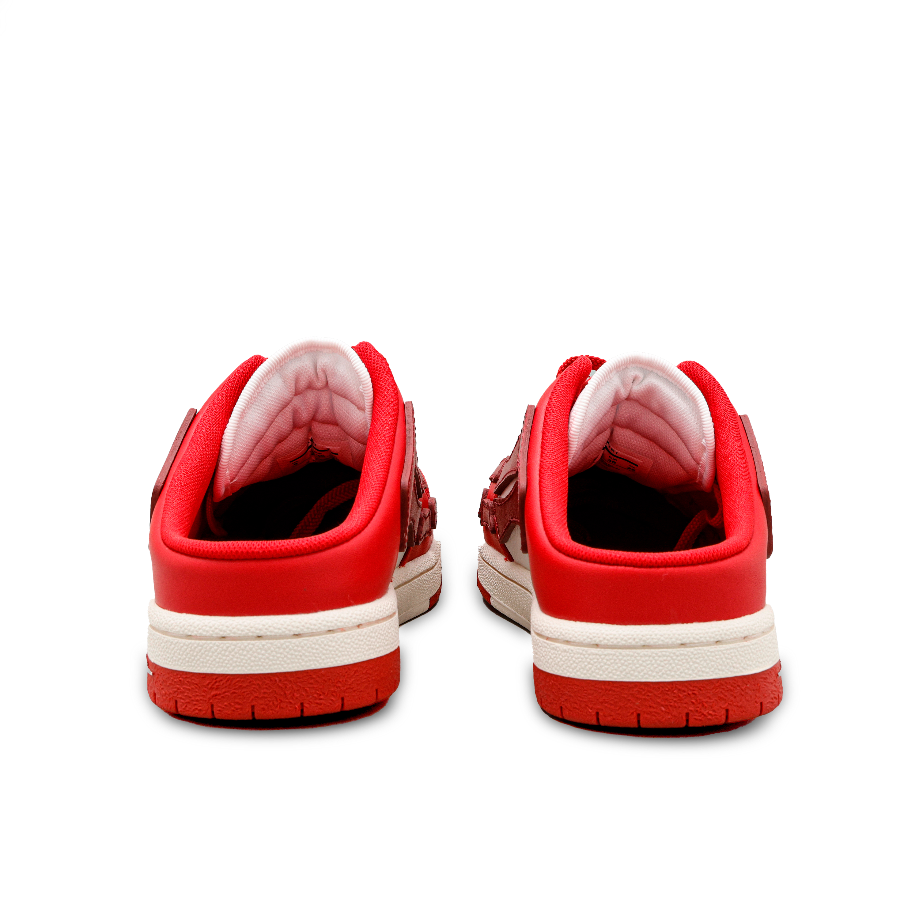 Sneakers Rojos Blanco AMIRI Skel Mule