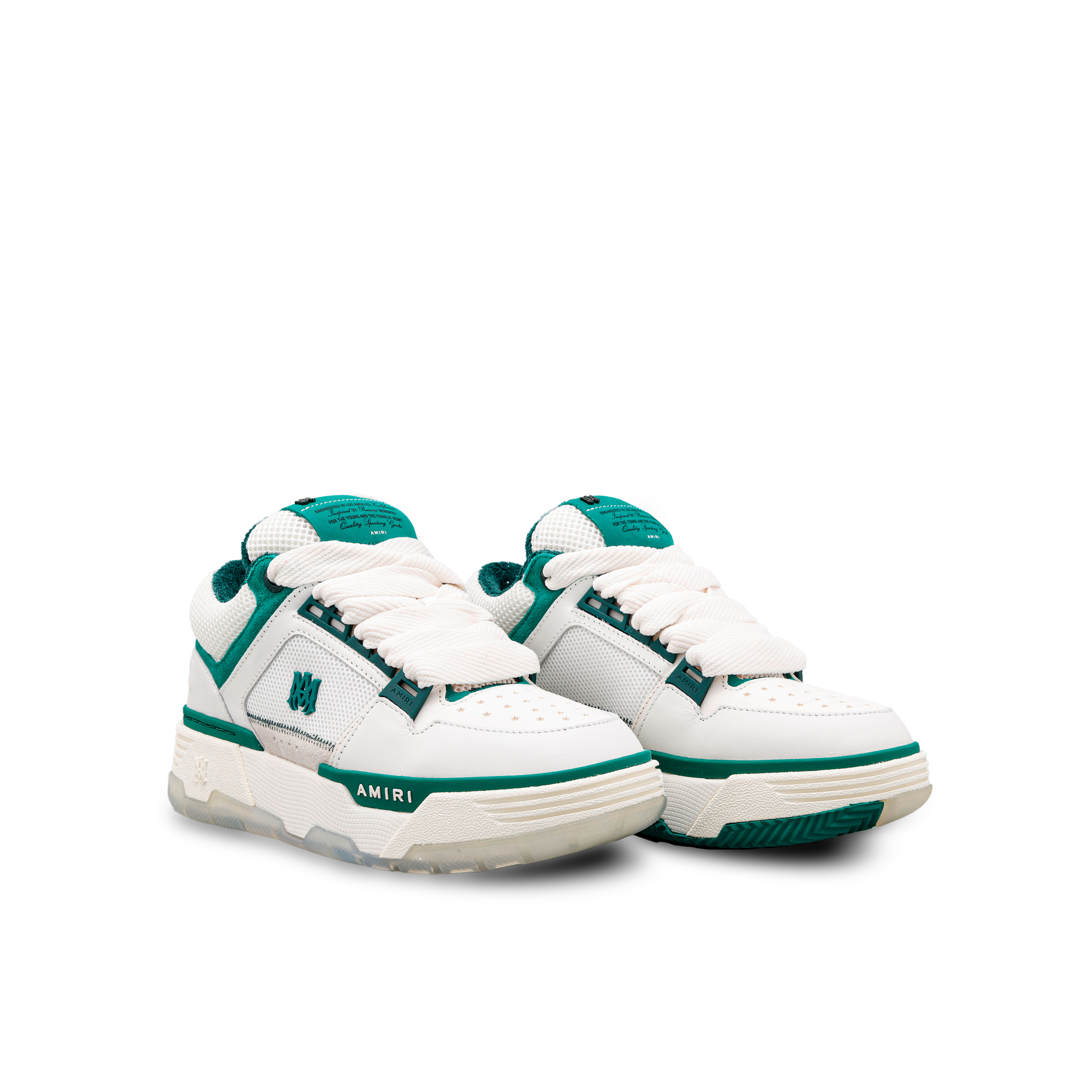 Sneakers Blancos Verde AMIRI MA-1