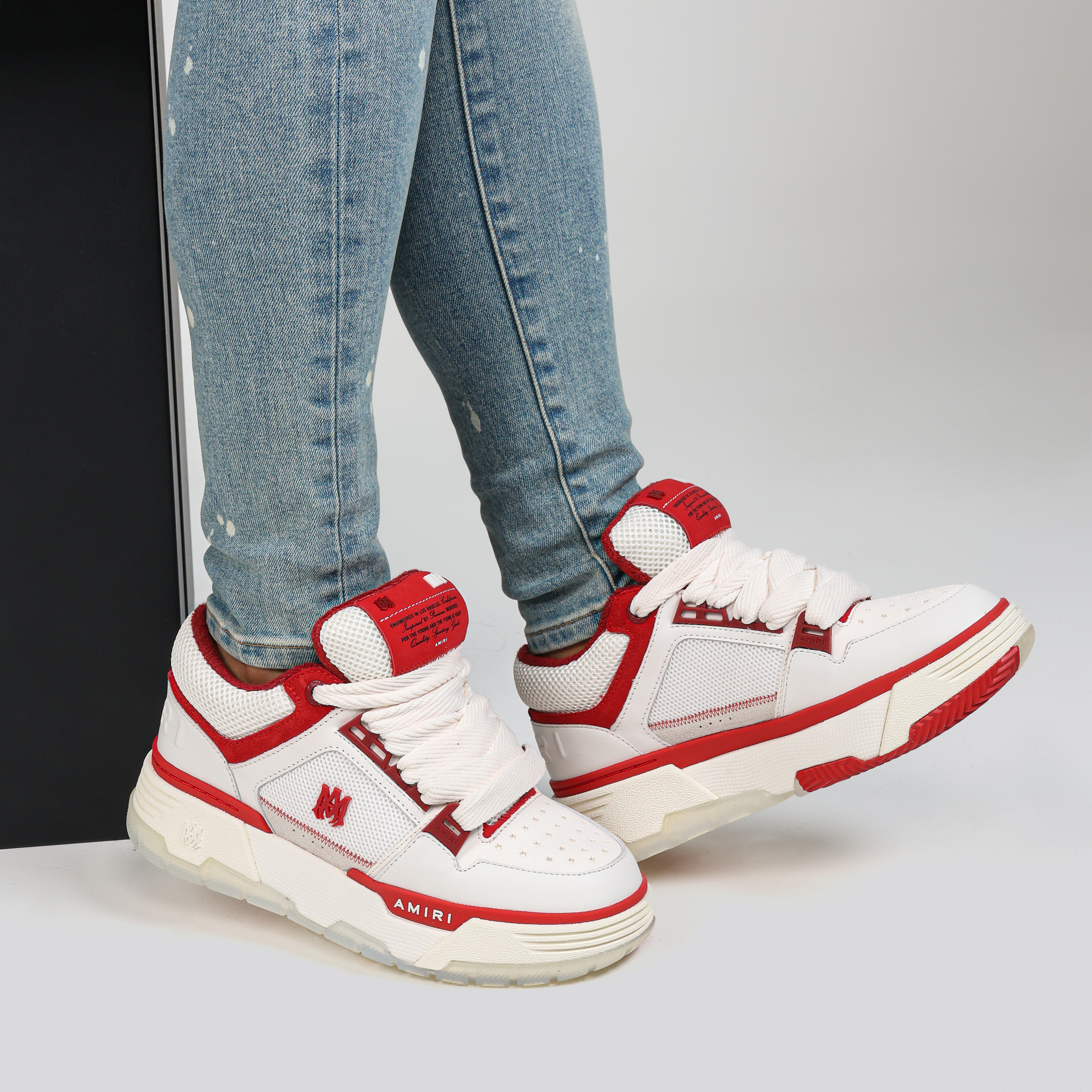 Sneakers Blancos Rojo AMIRI MA-1 W