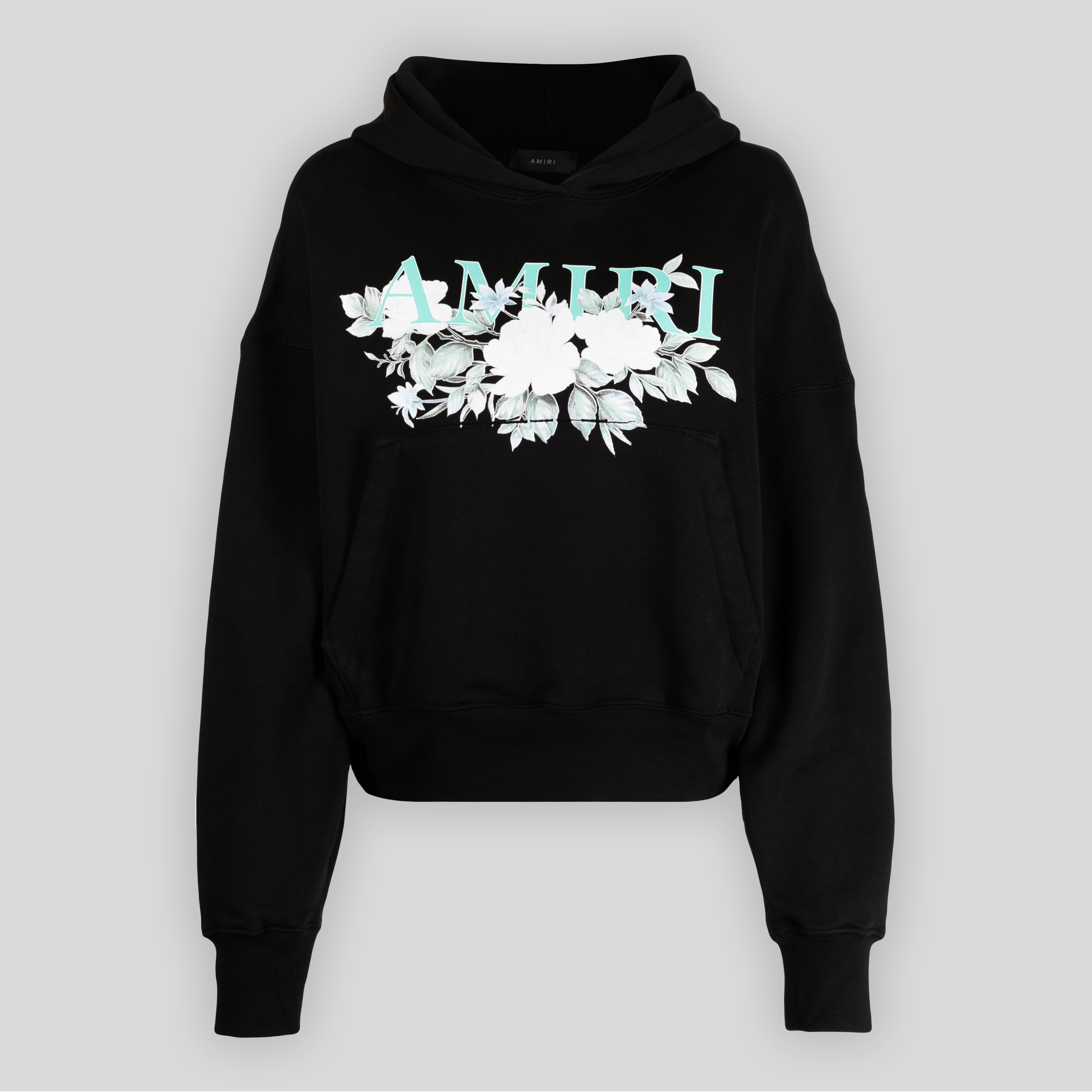 Buzo Tipo Hoodie Negro AMIRI Flower