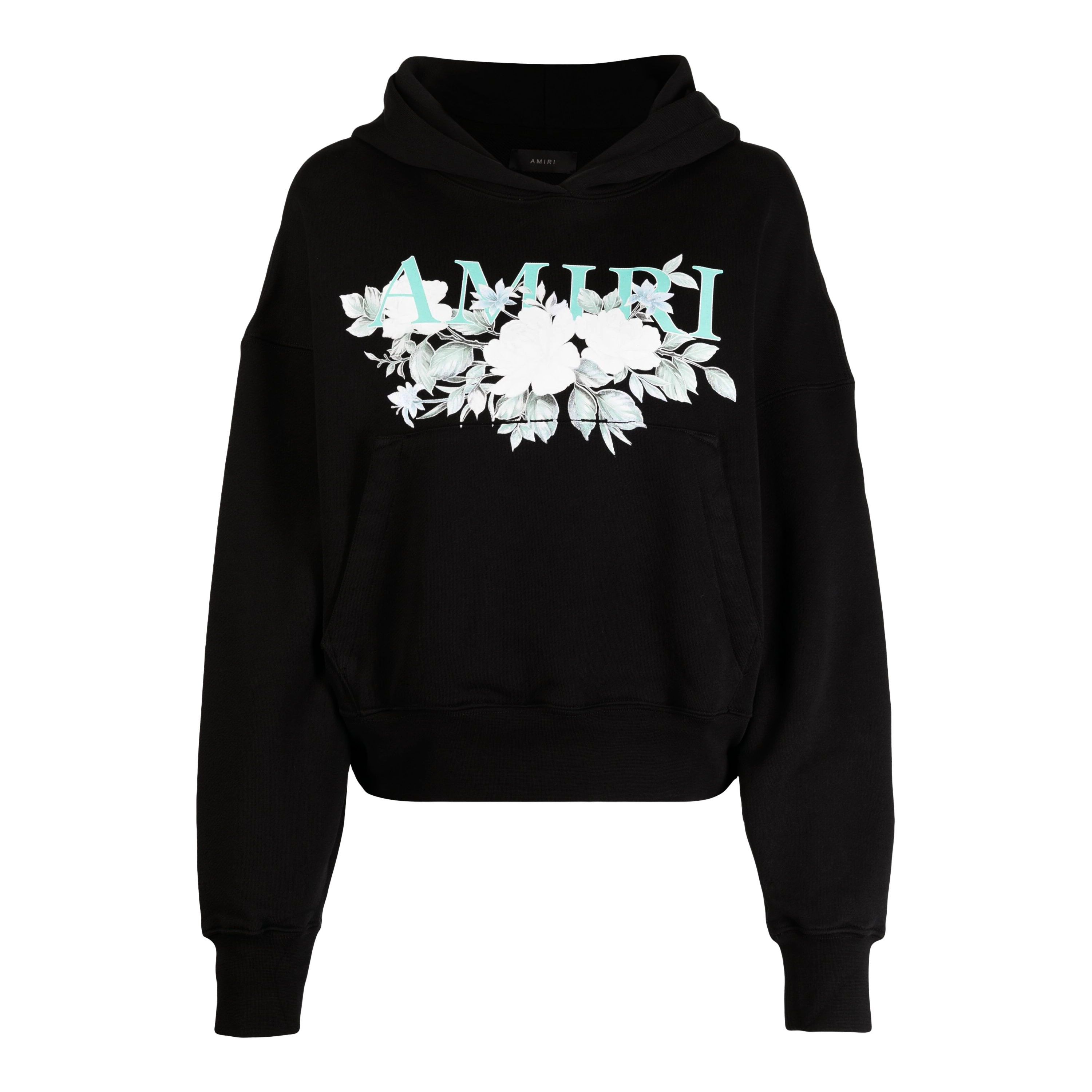 Buzo Tipo Hoodie Negro AMIRI Flower
