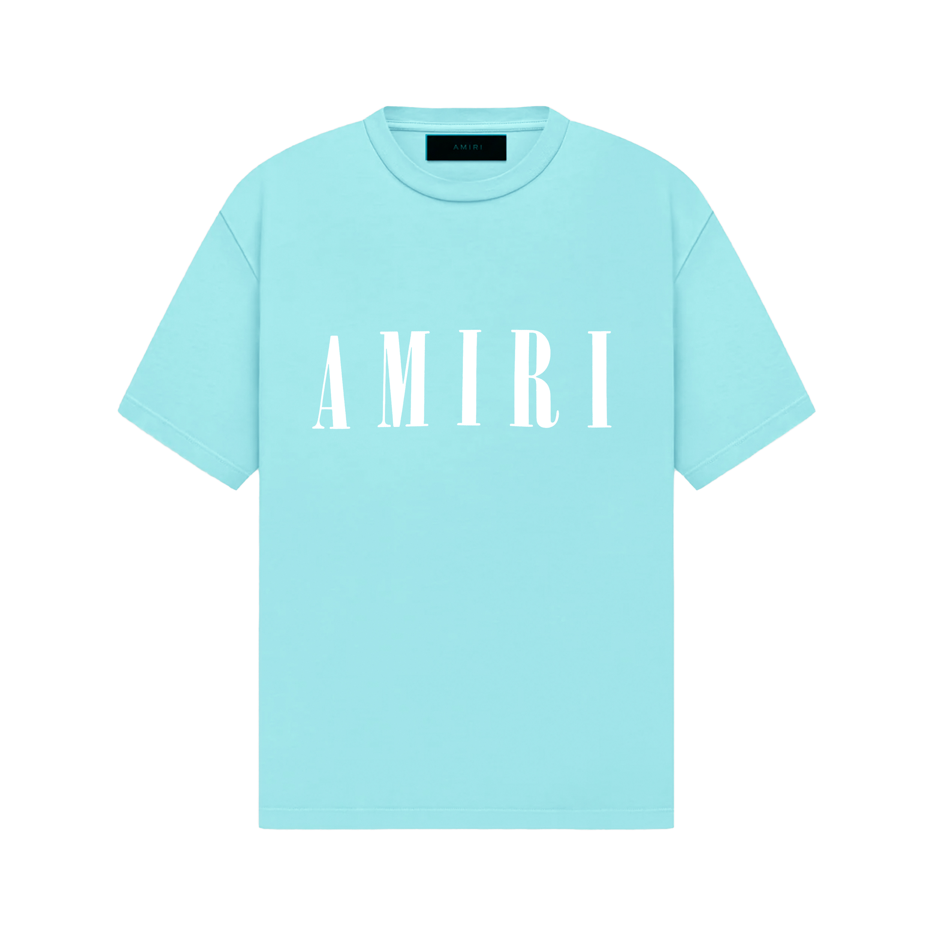 Camiseta Celeste AMIRI Logo