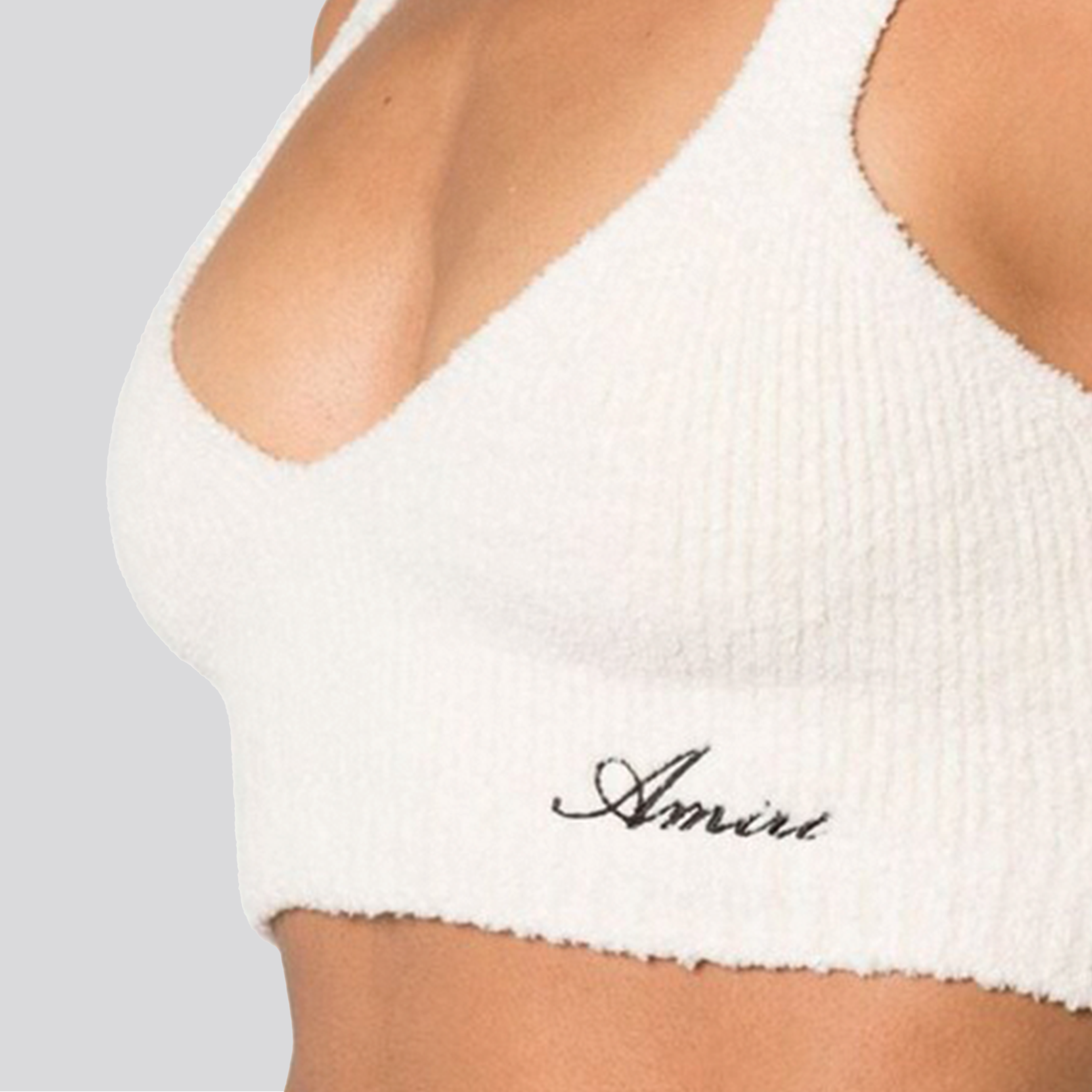 Top Negro AMIRI Logo Embroidered