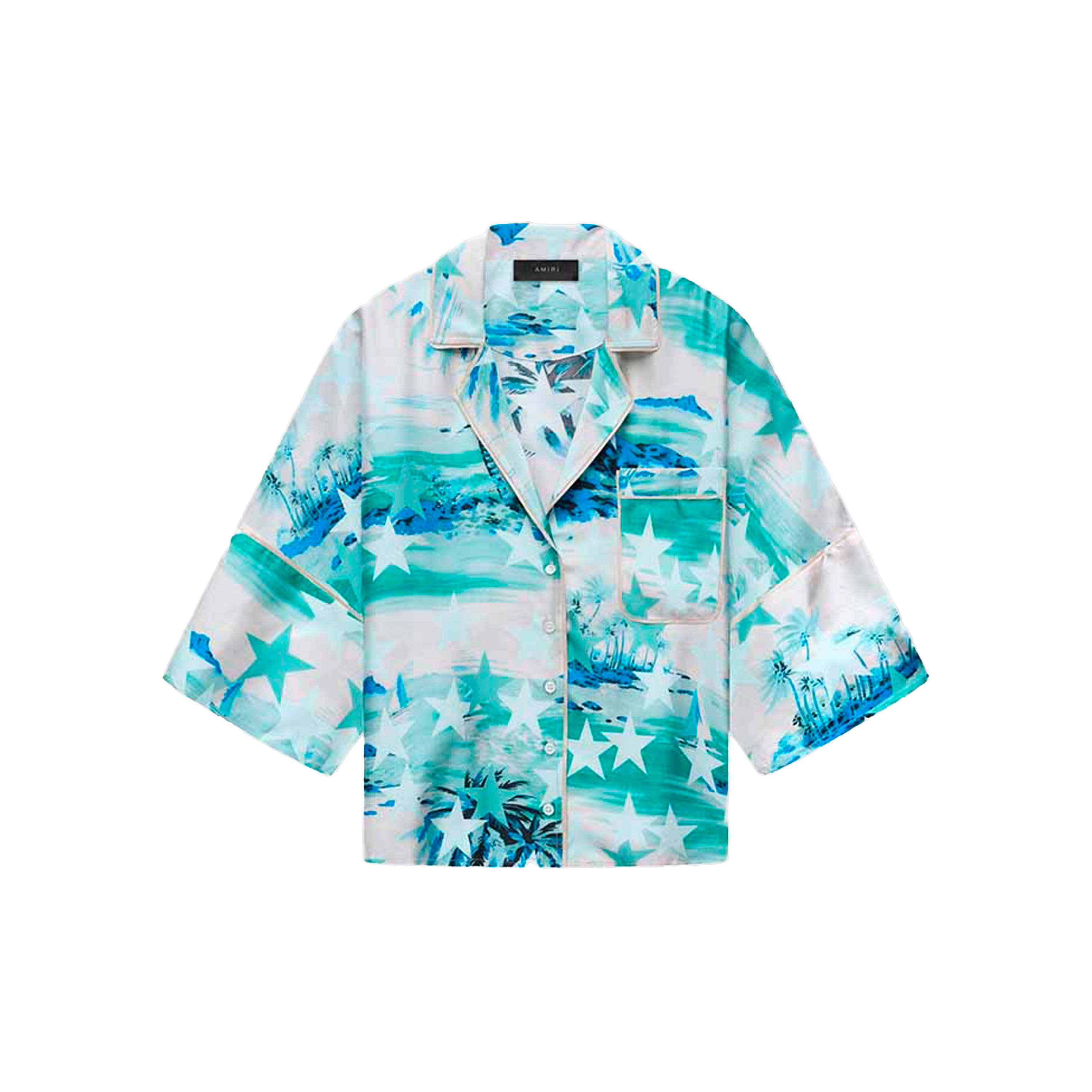 Camisa Azul AMIRI Multistars