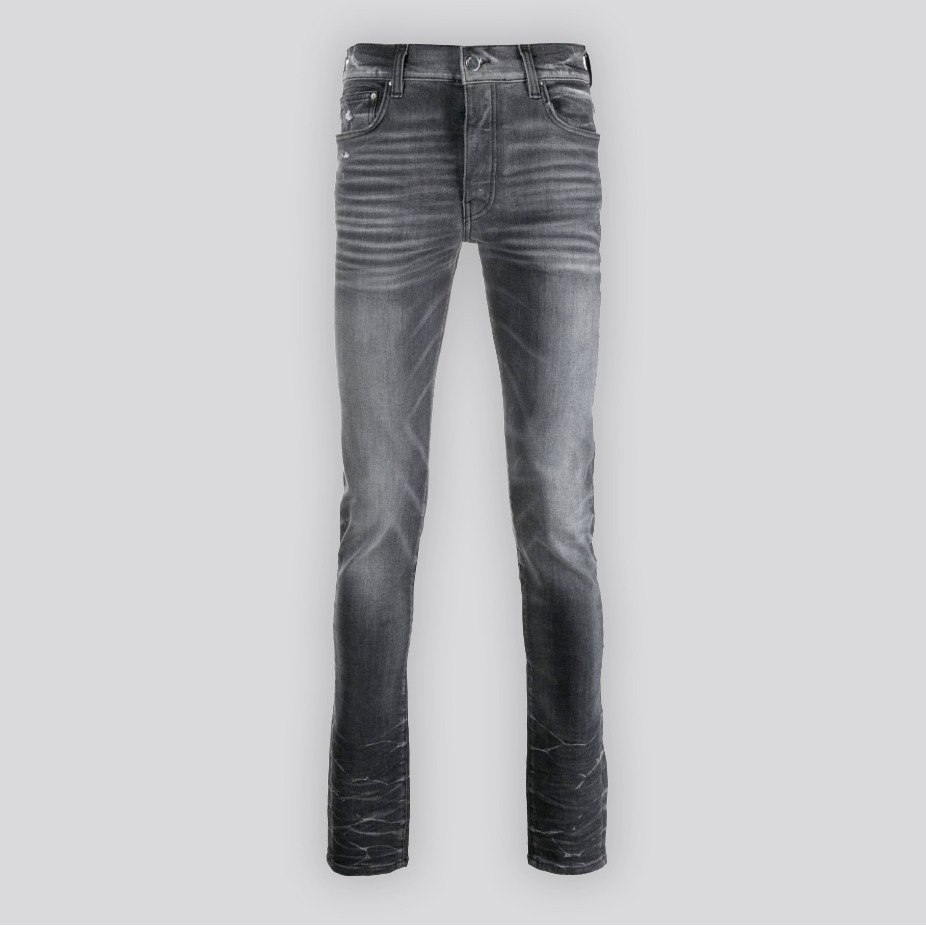 Jeans Gris AMIRI Stack Whiskered