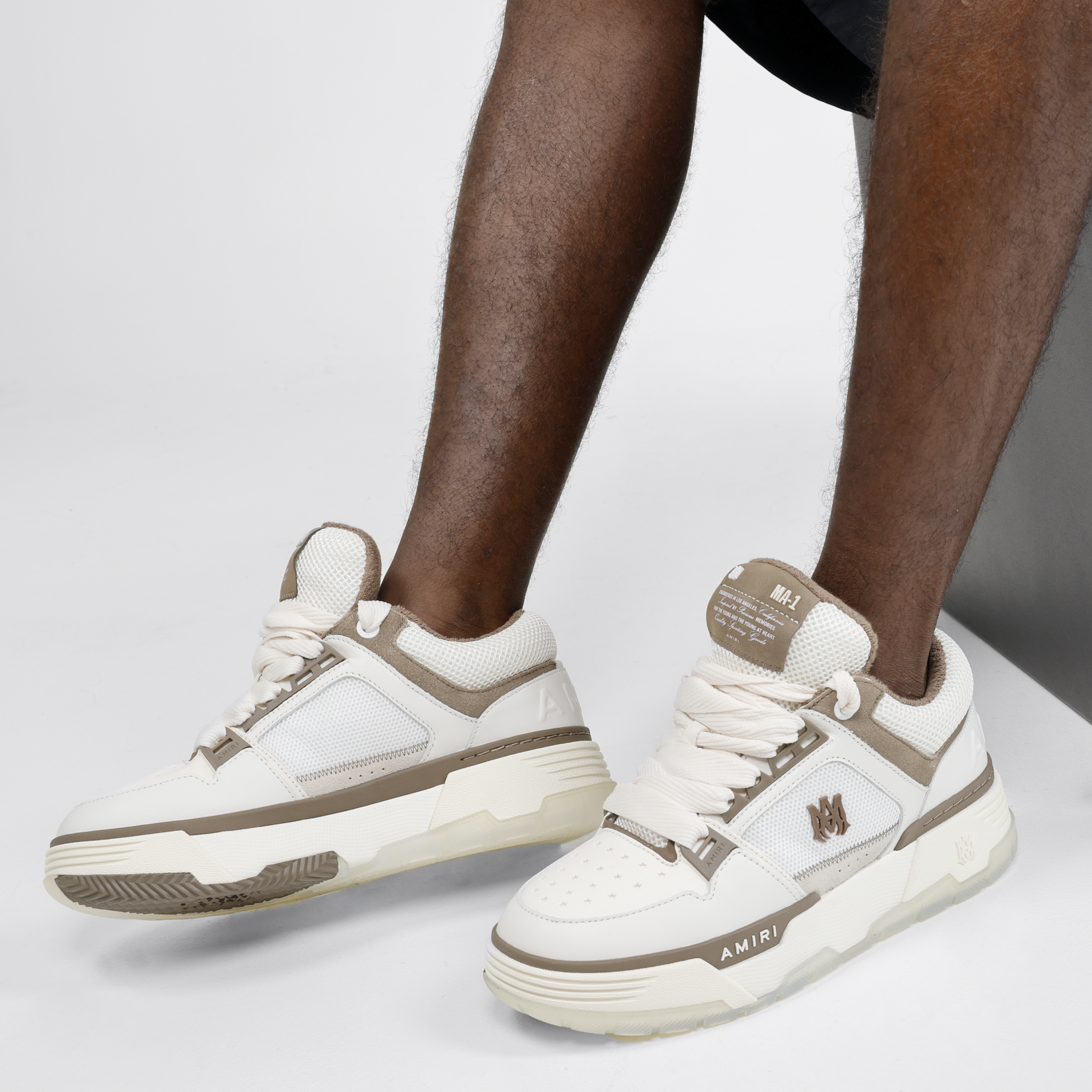 Sneakers Blancos Café AMIRI MA-1