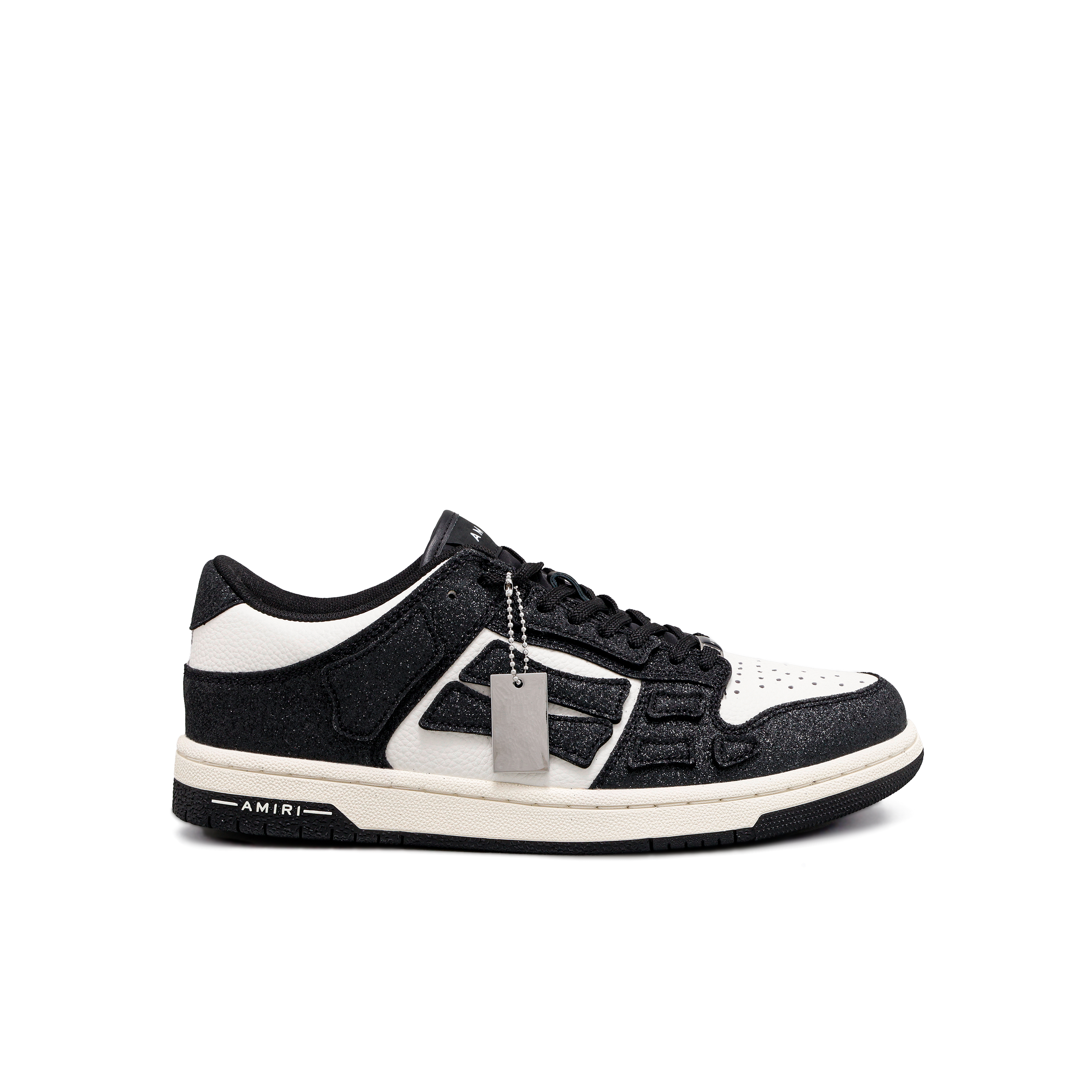 Sneakers Negros Blanco AMIRI Skel Glittered