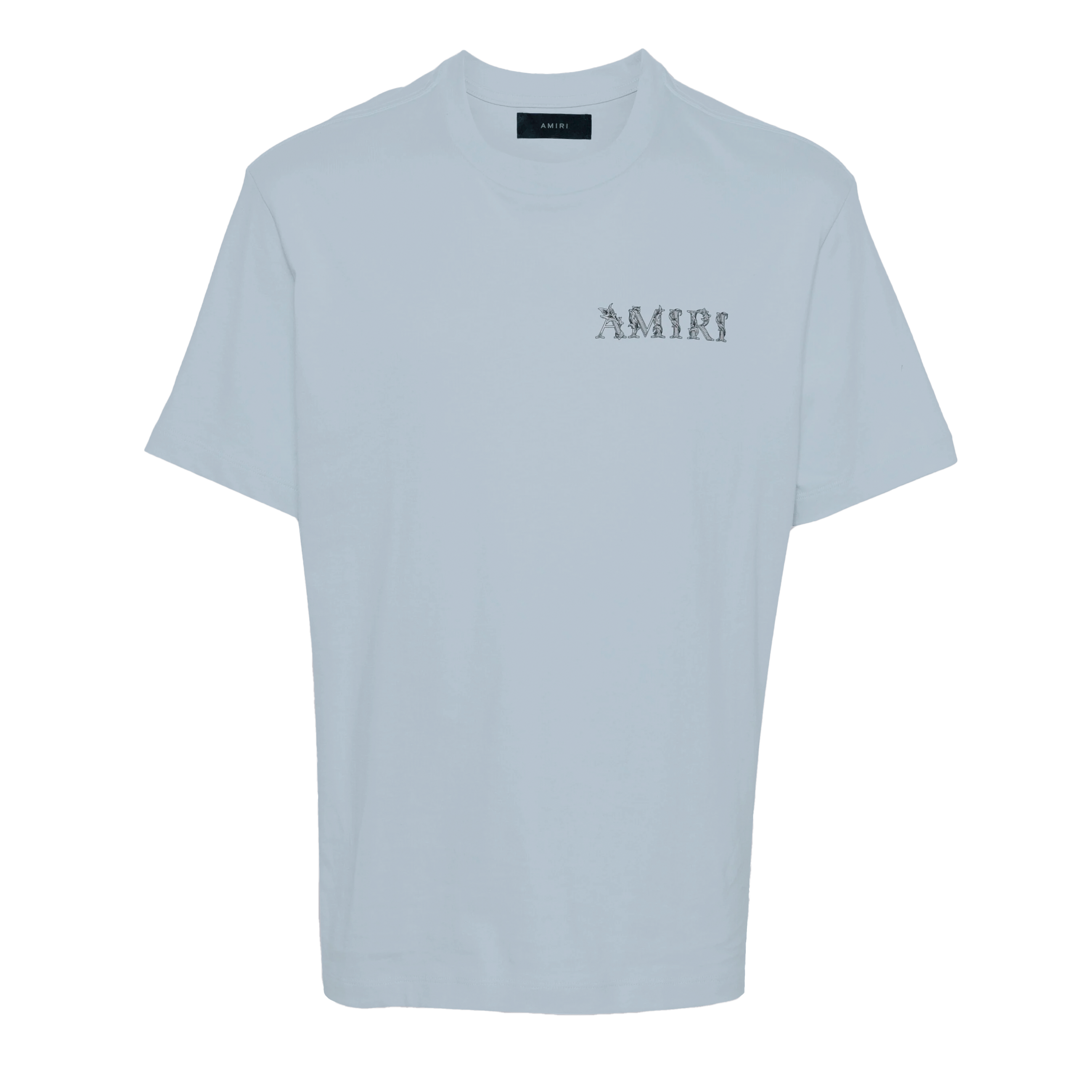 Camiseta Celeste AMIRI MA Baroque Logo