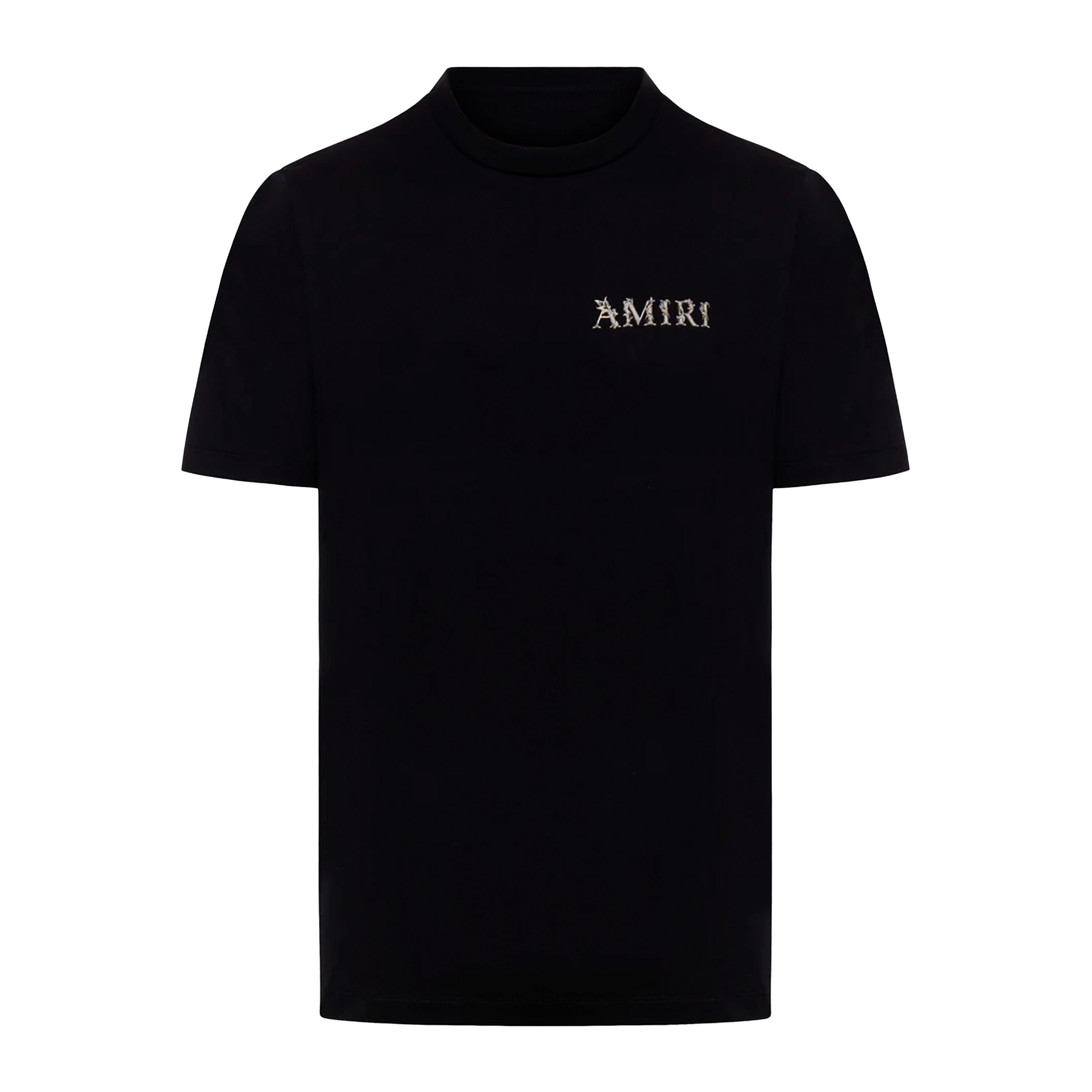 Camiseta Negra AMIRI MA Baroque Logo
