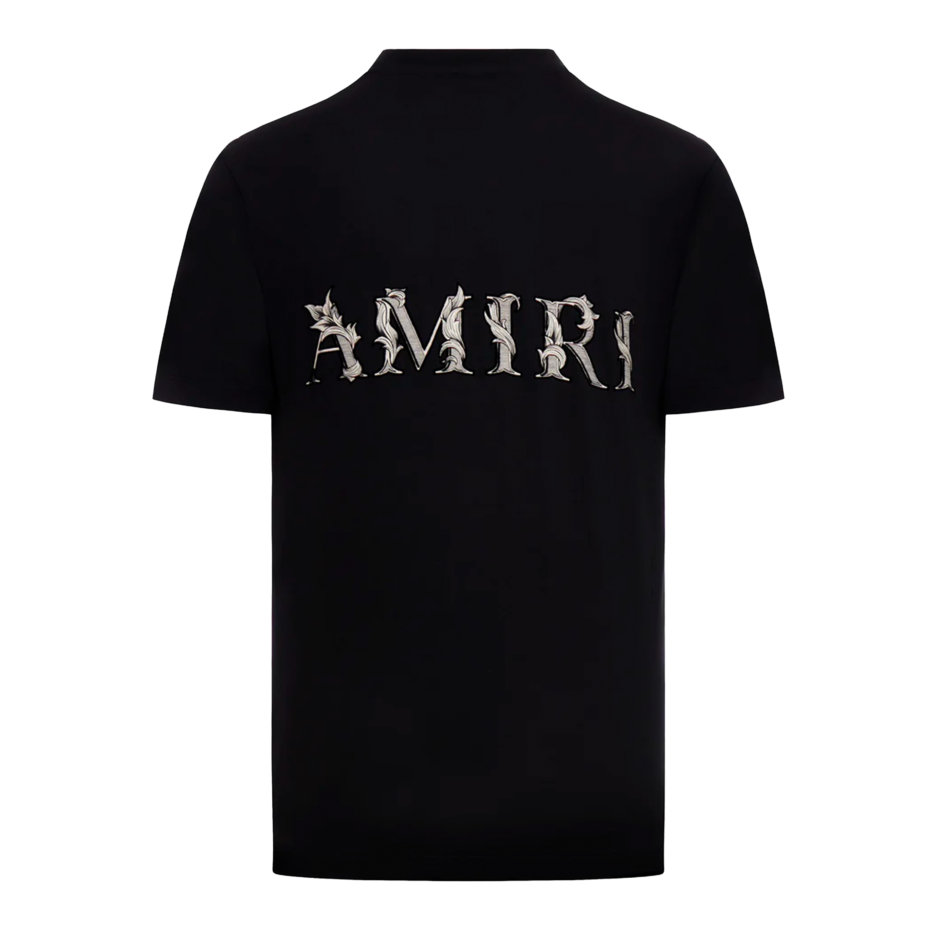 Camiseta Negra AMIRI MA Baroque Logo