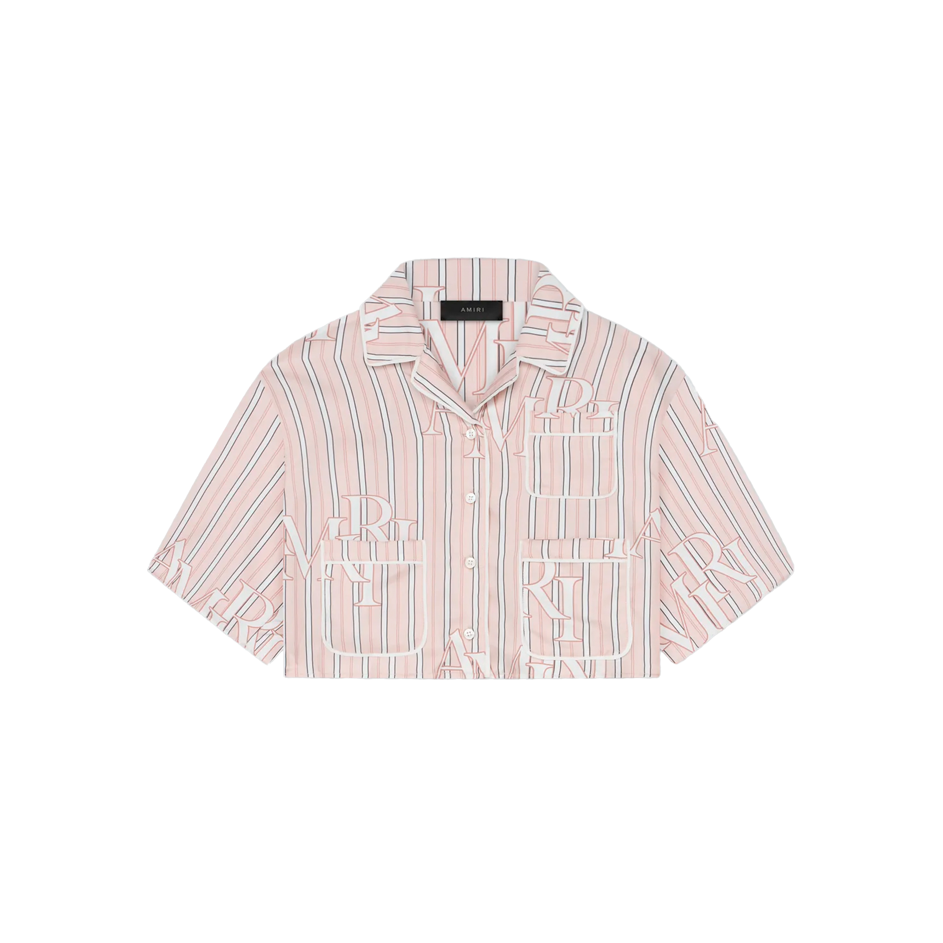 Camisa Rosado AMIRI Staggered Stripe