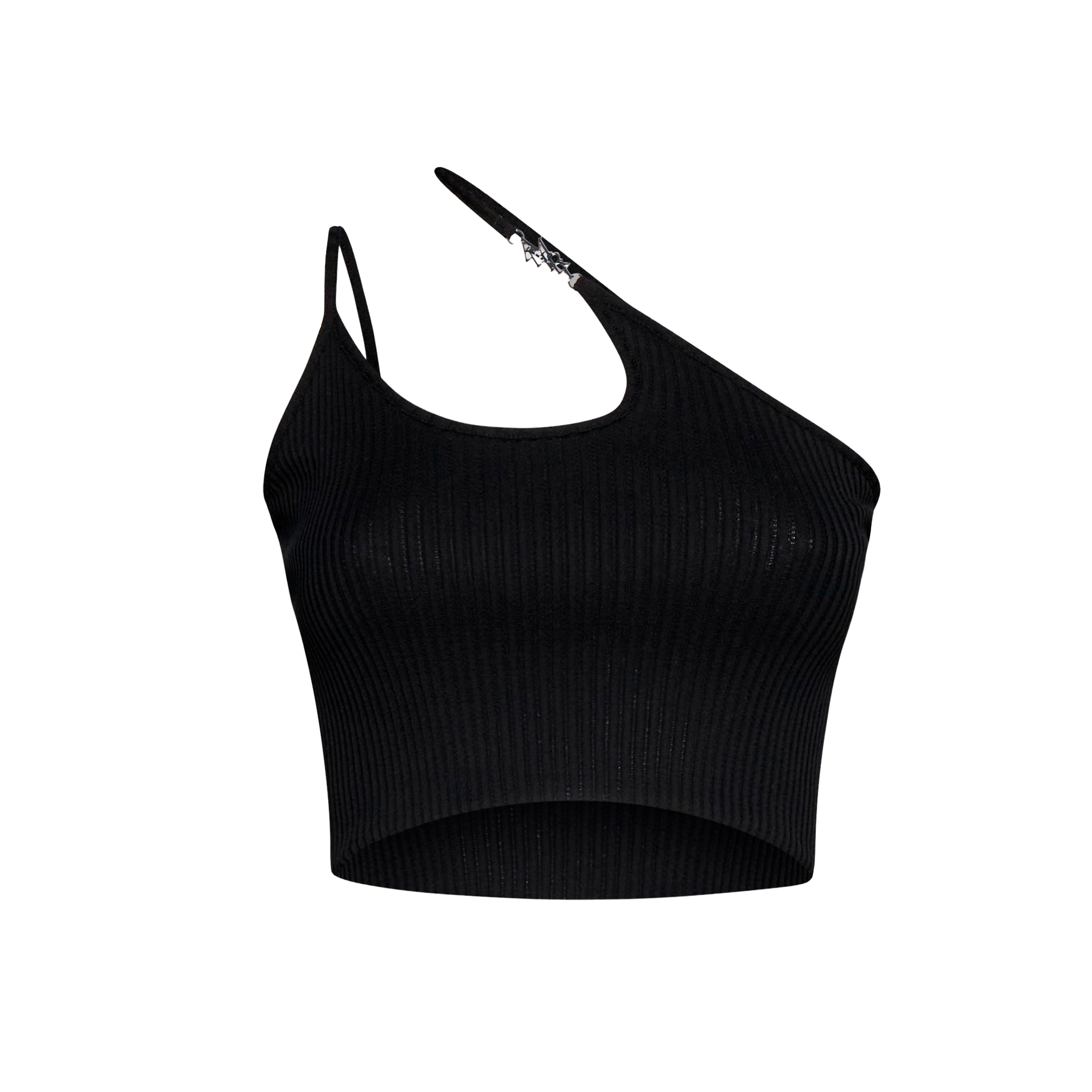 Top Negro AMIRI Asymmetric Top