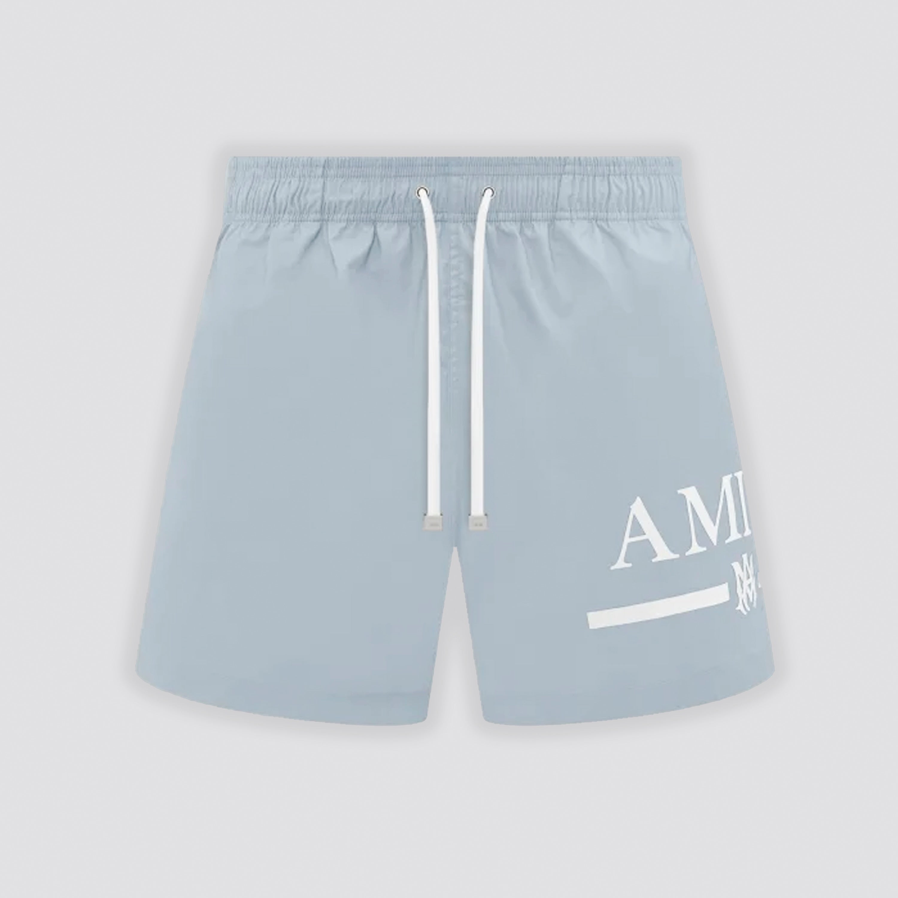 Pantaloneta Azul AMIRI Gris MA Bar Logo