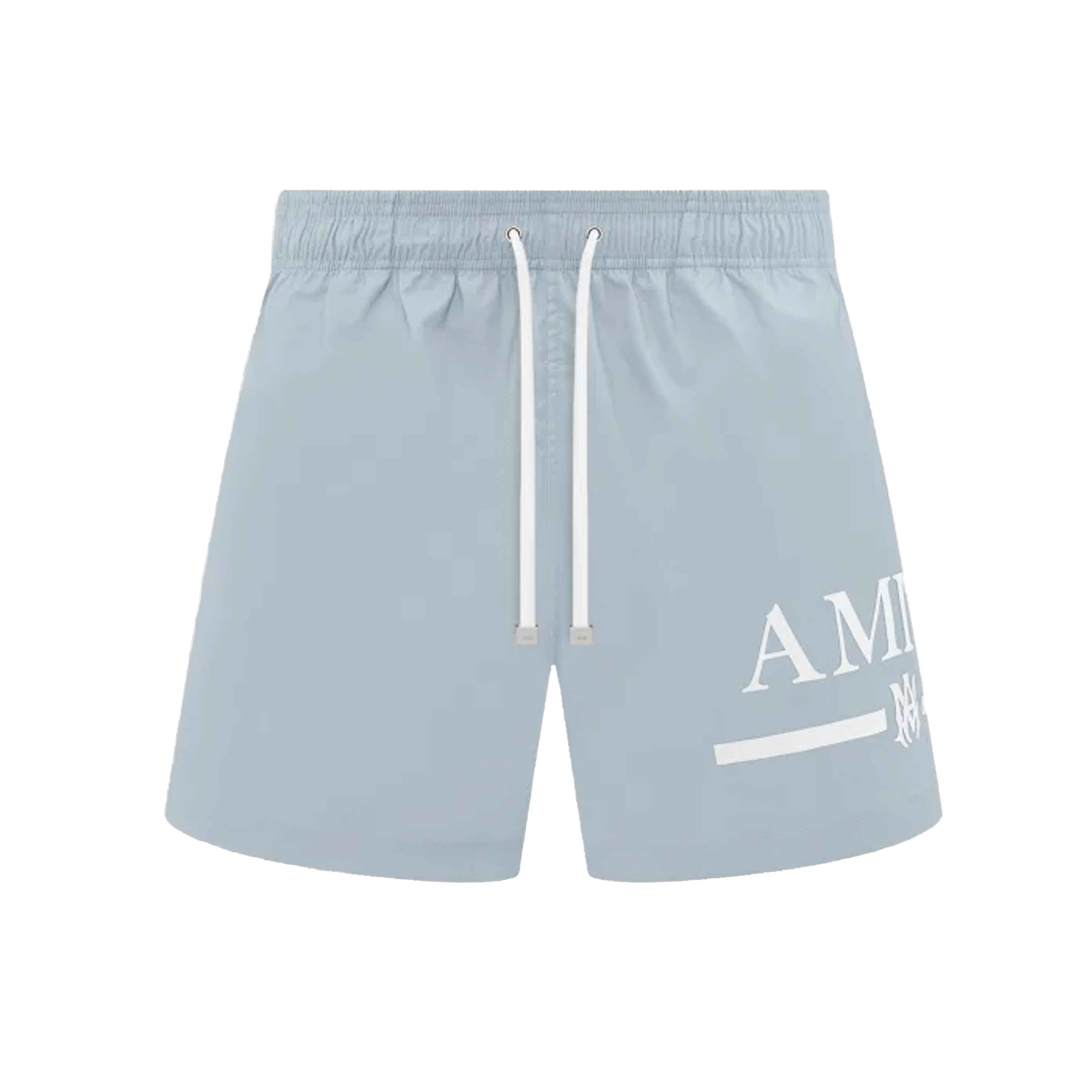 Pantaloneta Azul AMIRI Gris MA Bar Logo