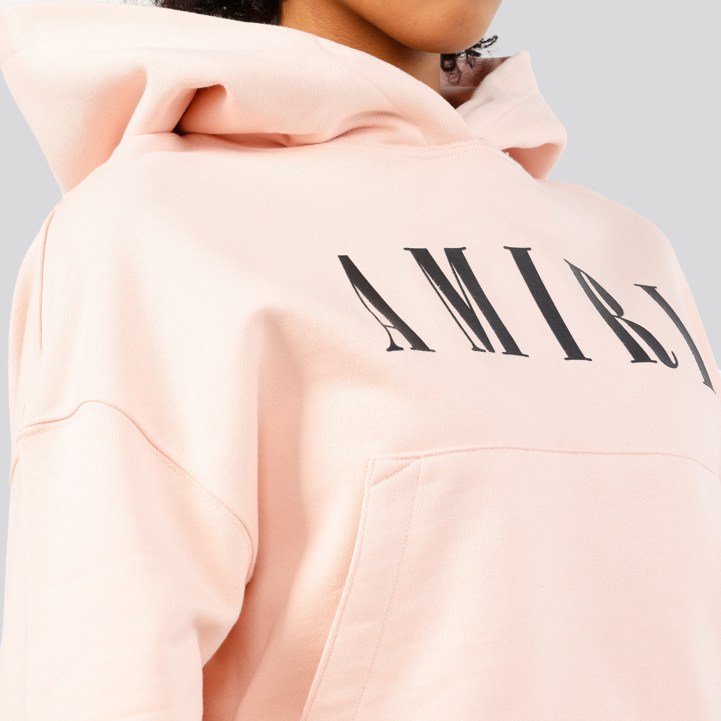 Buzo Tipo Hoodie Rosado AMIRI Core Logo