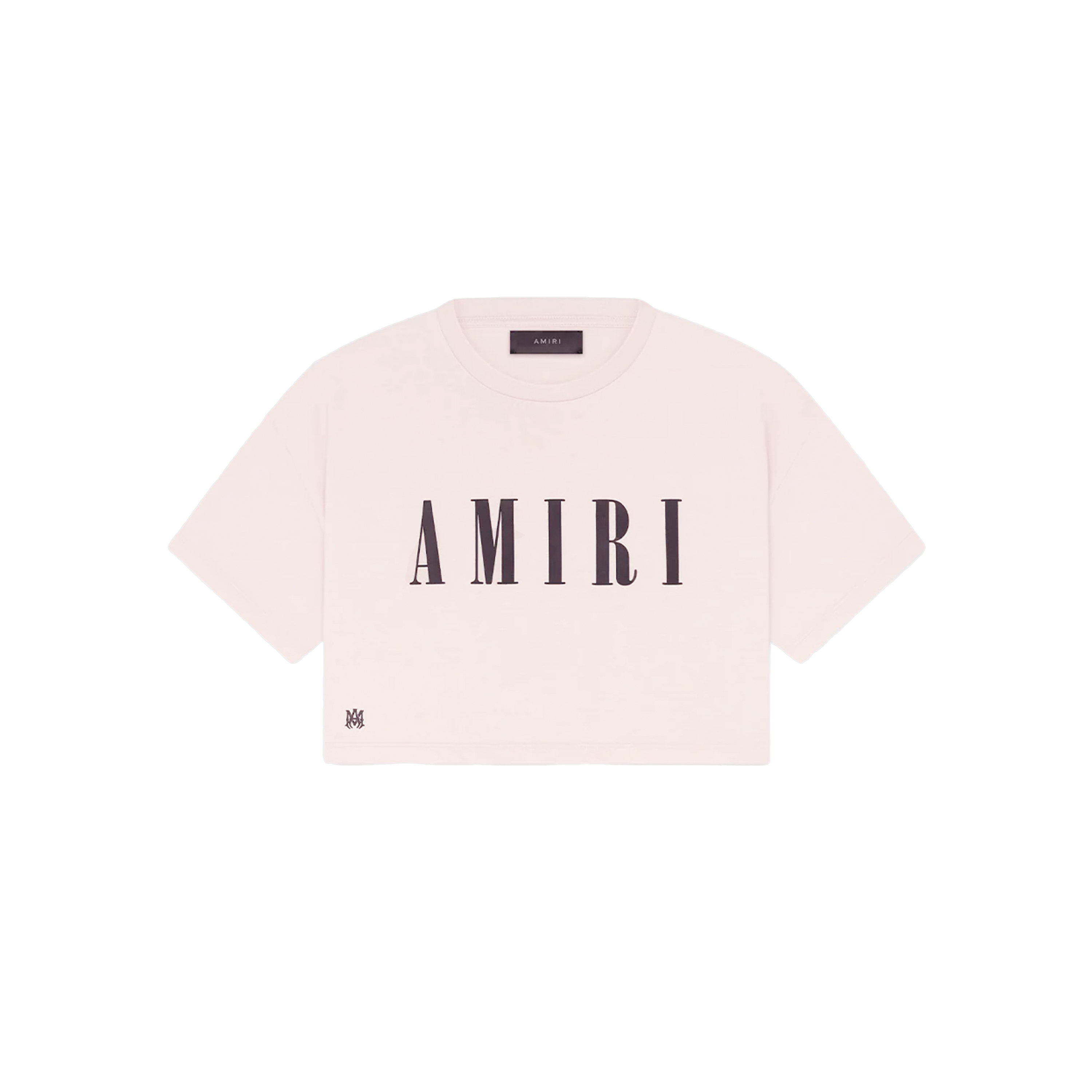 Camiseta Rosado AMIRI Core Logo Cropped
