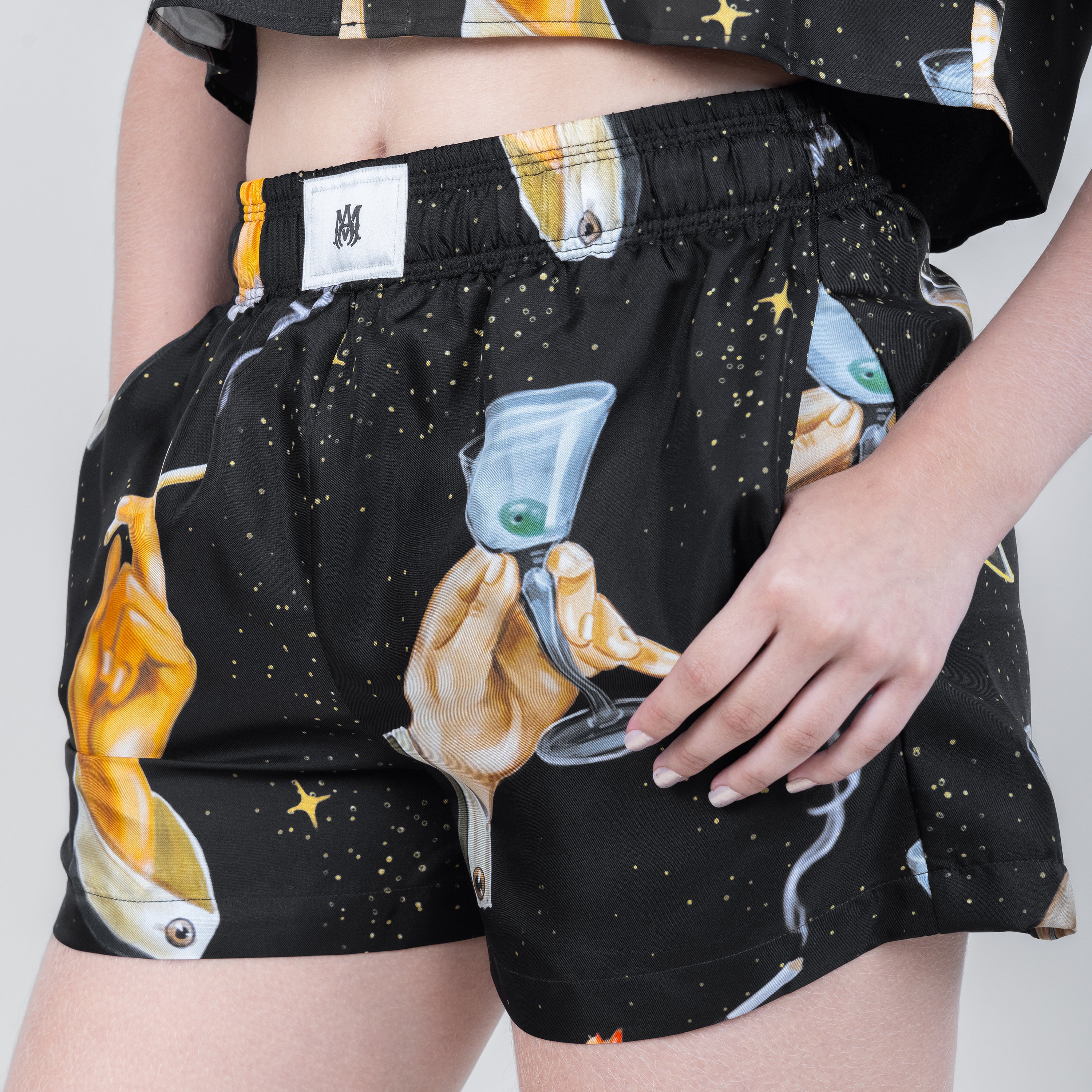 Short Negro AMIRI Champagne Boxer