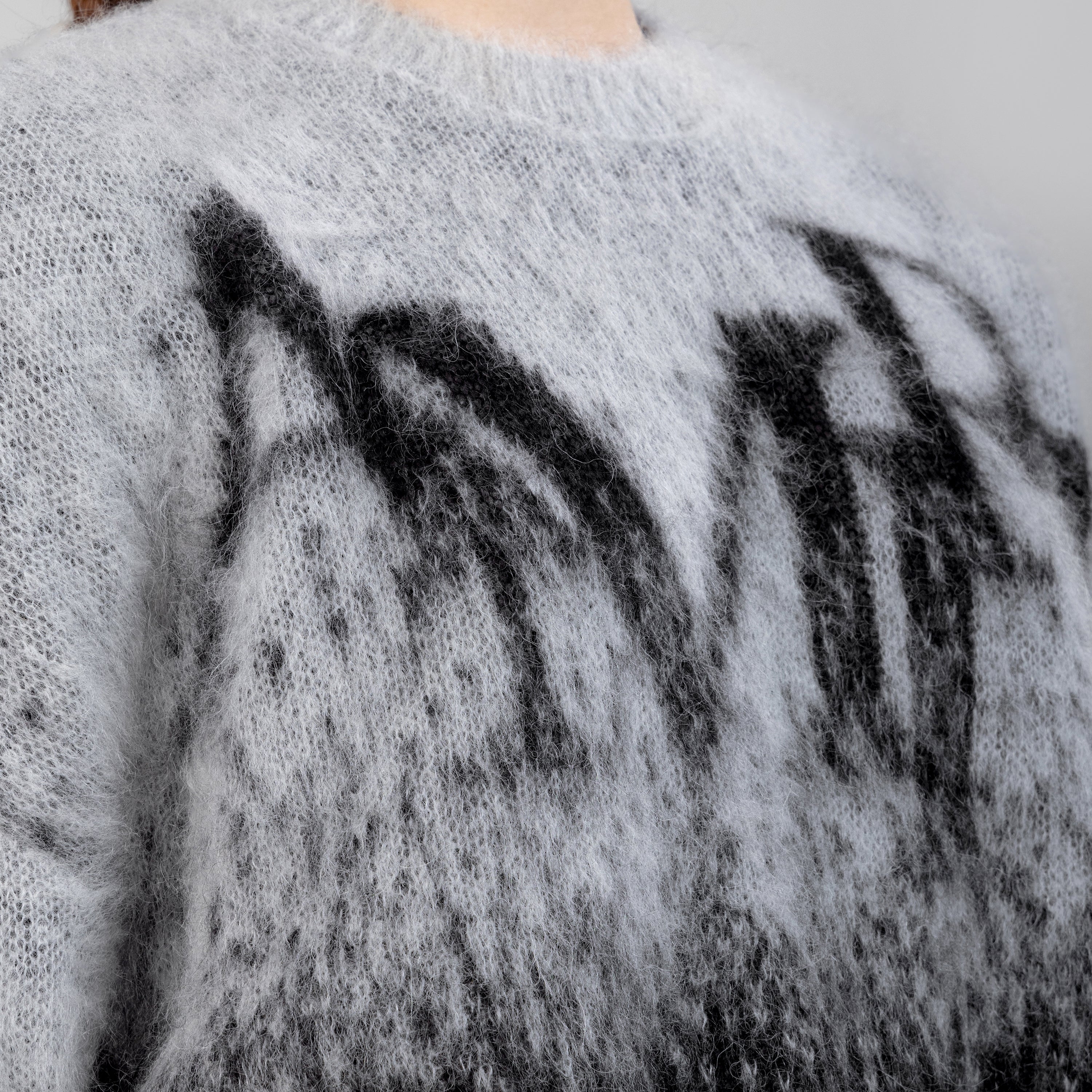 Suéter Gris AMIRI Staggered Ombre