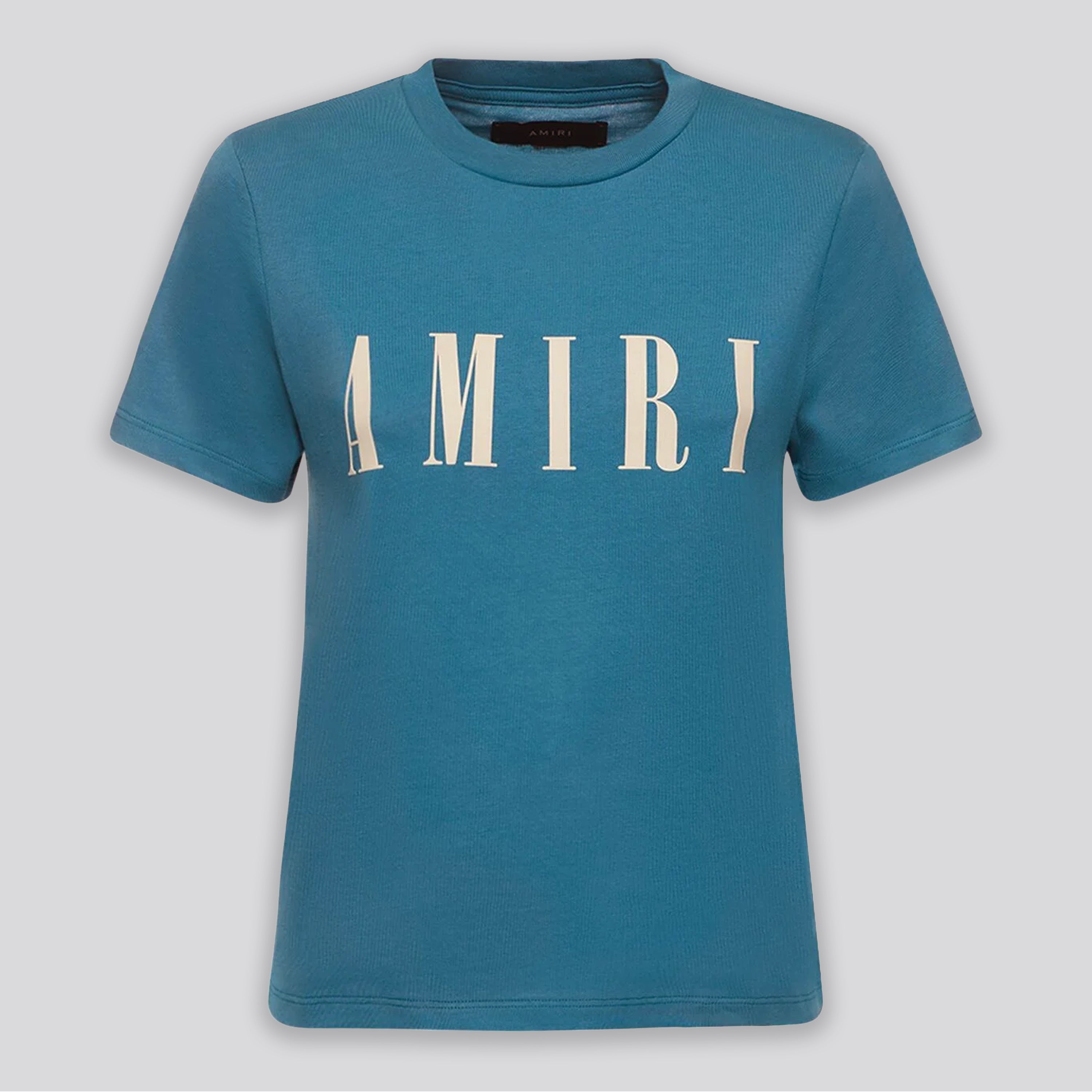 Camiseta Azul AMIRI Logo