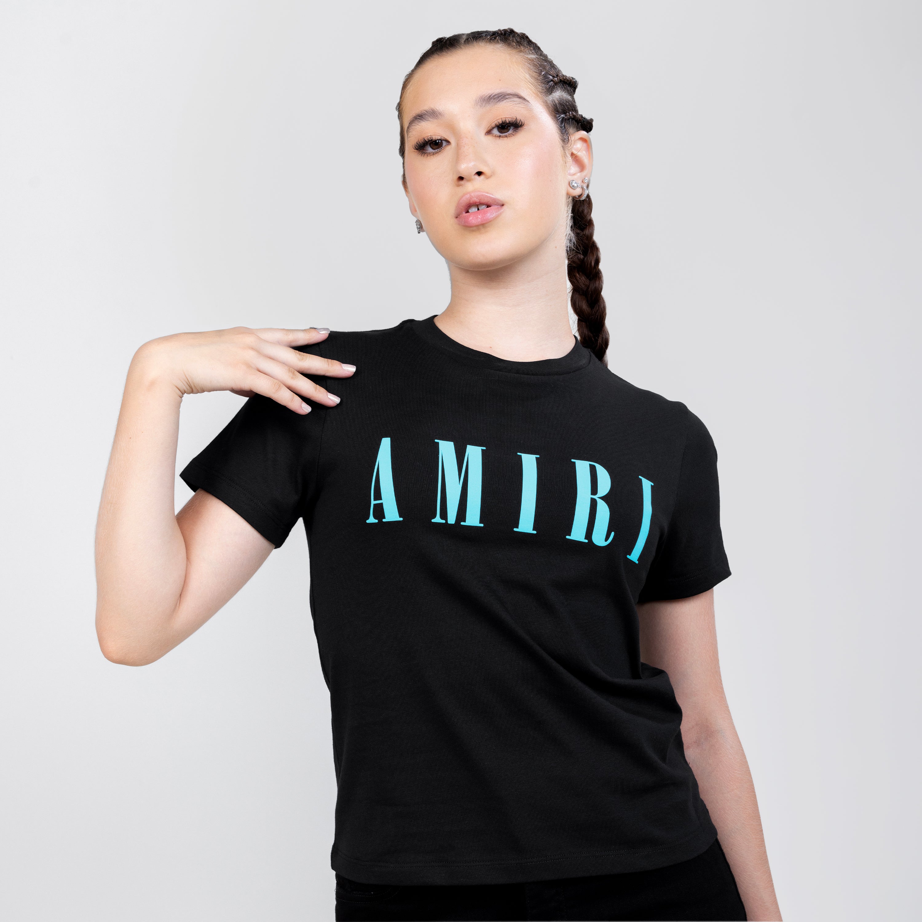 Camiseta Negra AMIRI Logo